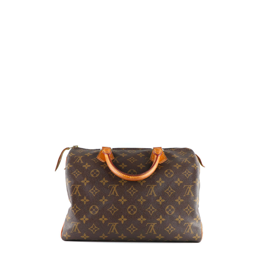 LOUIS VUITTON - Sac à main Speedy 30 en toile monogramme