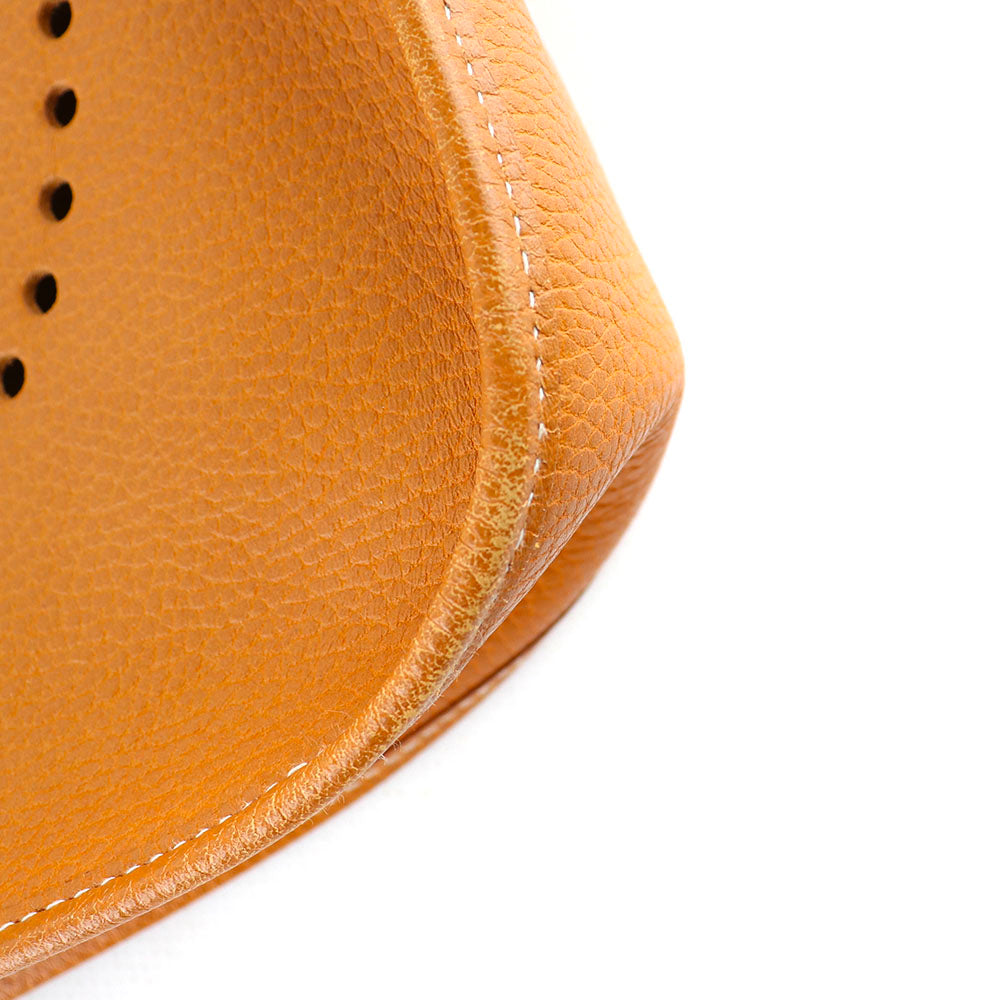 HERMÈS - Sac à épaule Evelyne 31 cuir epsom gold