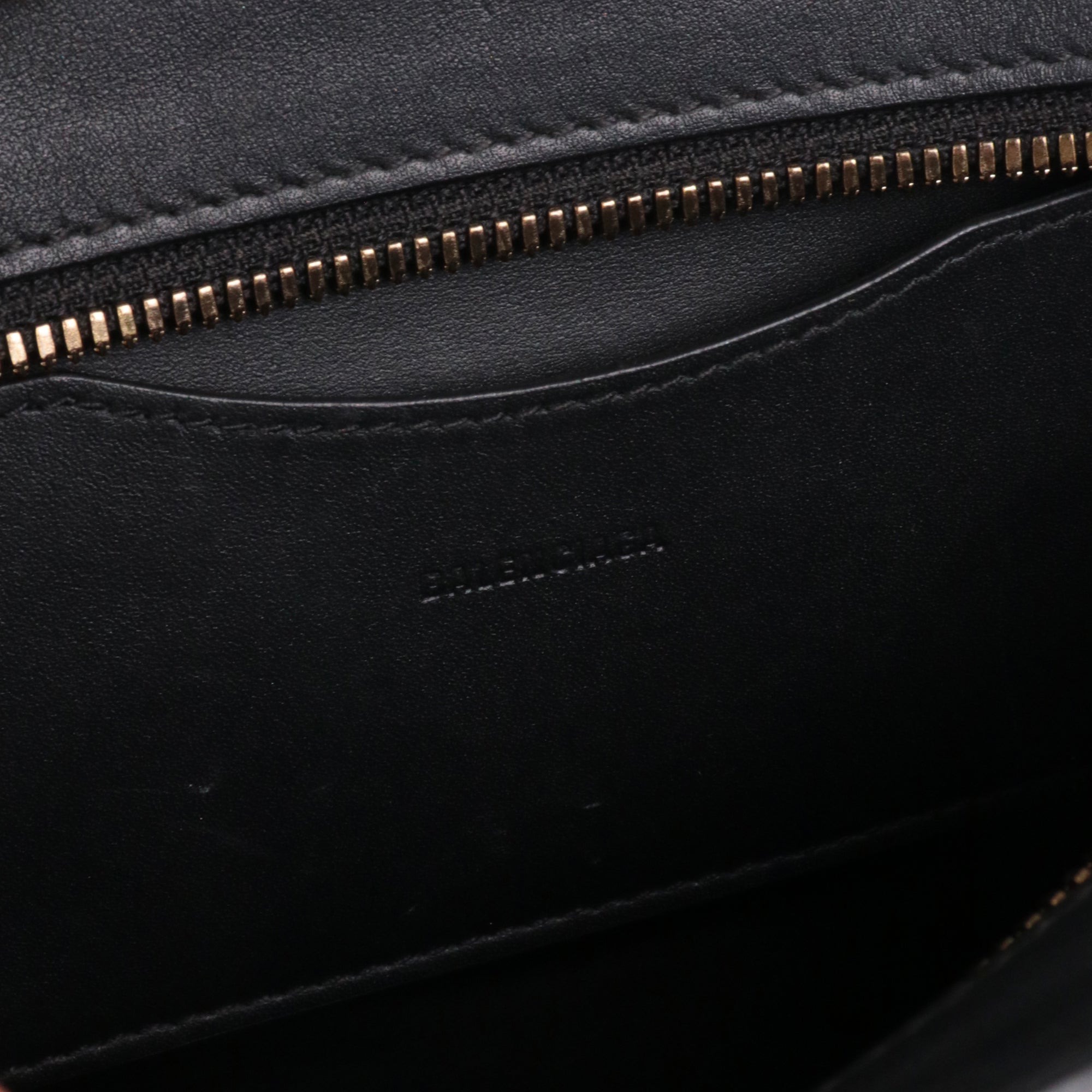BALENCIAGA - Neo Classic nano shoulder bag in black grained leather