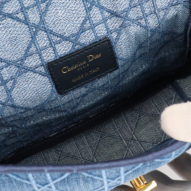 DIOR - Sac à bandoulière Caro Small en denim