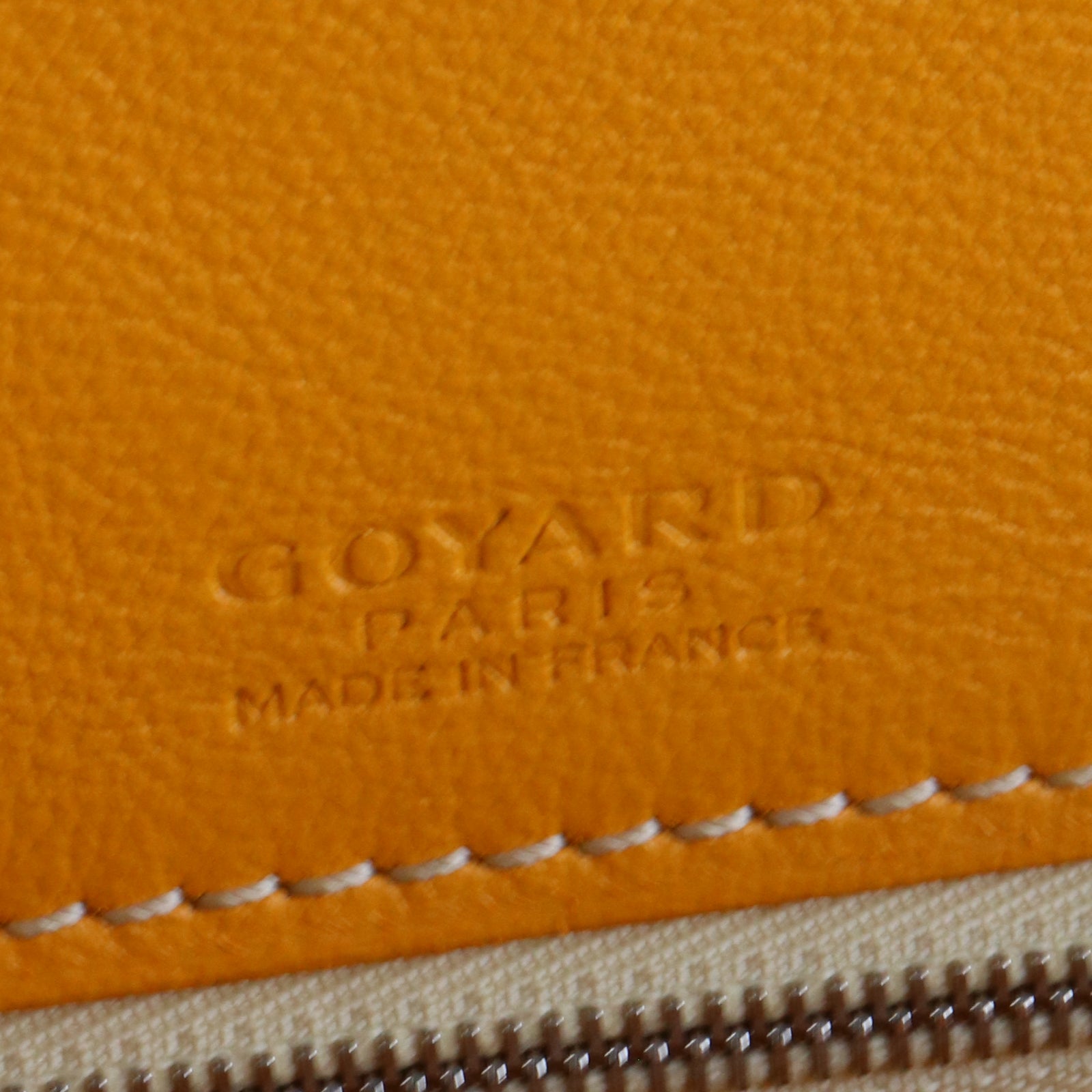 GOYARD - Sac à bandoulière Belvédère PM Goyard en toile enduite et cuir jaune