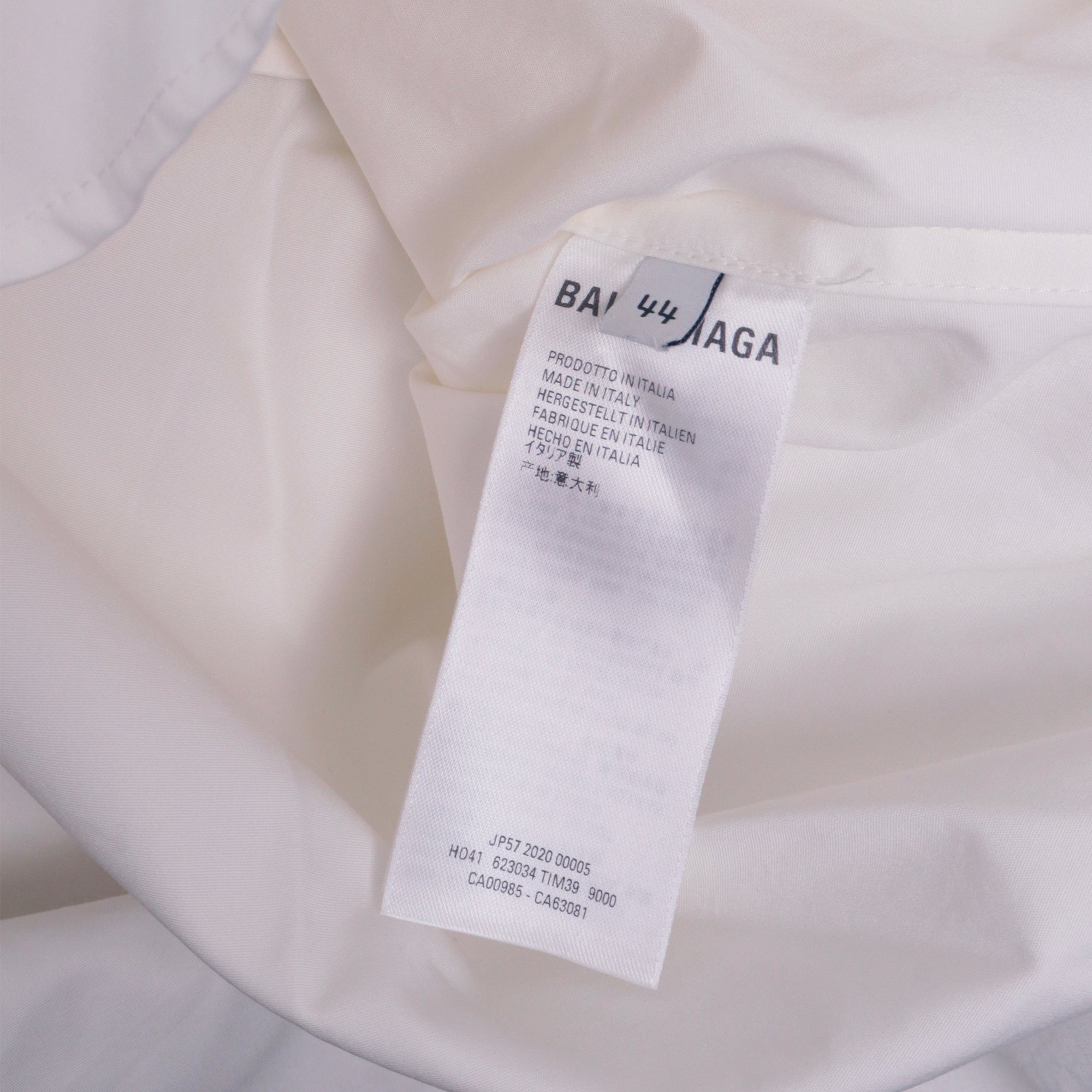 BALENCIAGA - Veste Tracksuit Balenciaga en coton blanc cassé (T44)