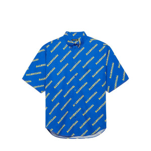 BALENCIAGA - Oversized shirt with logo (T36)