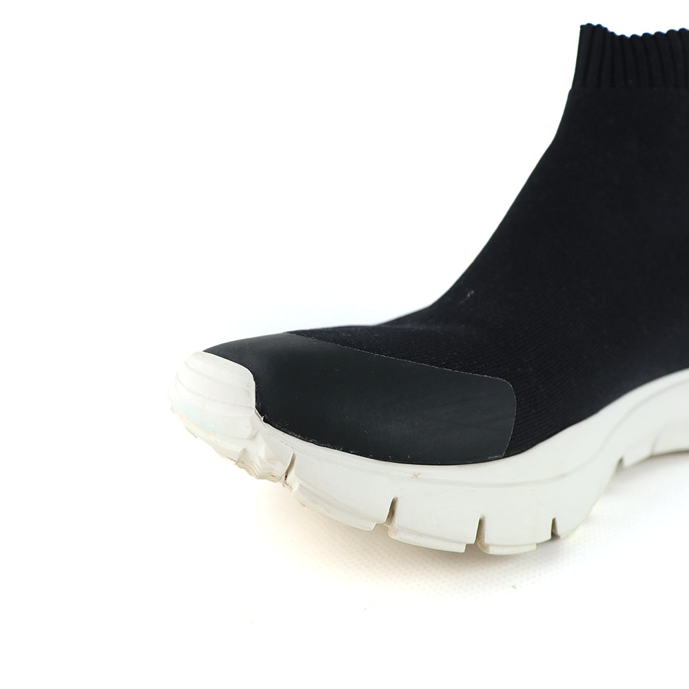VALENTINO - VLogo high-top canvas sneakers (T38)