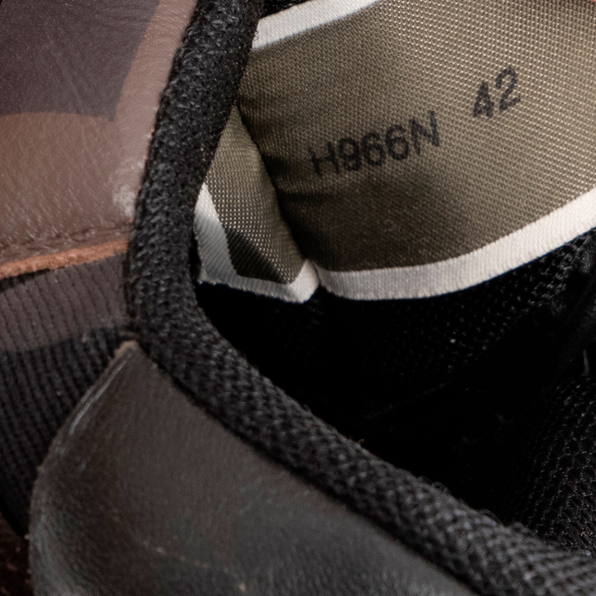 VALENTINO - Sneakers Rockrunner Valentino en toile et cuir marron camouflage (T42)