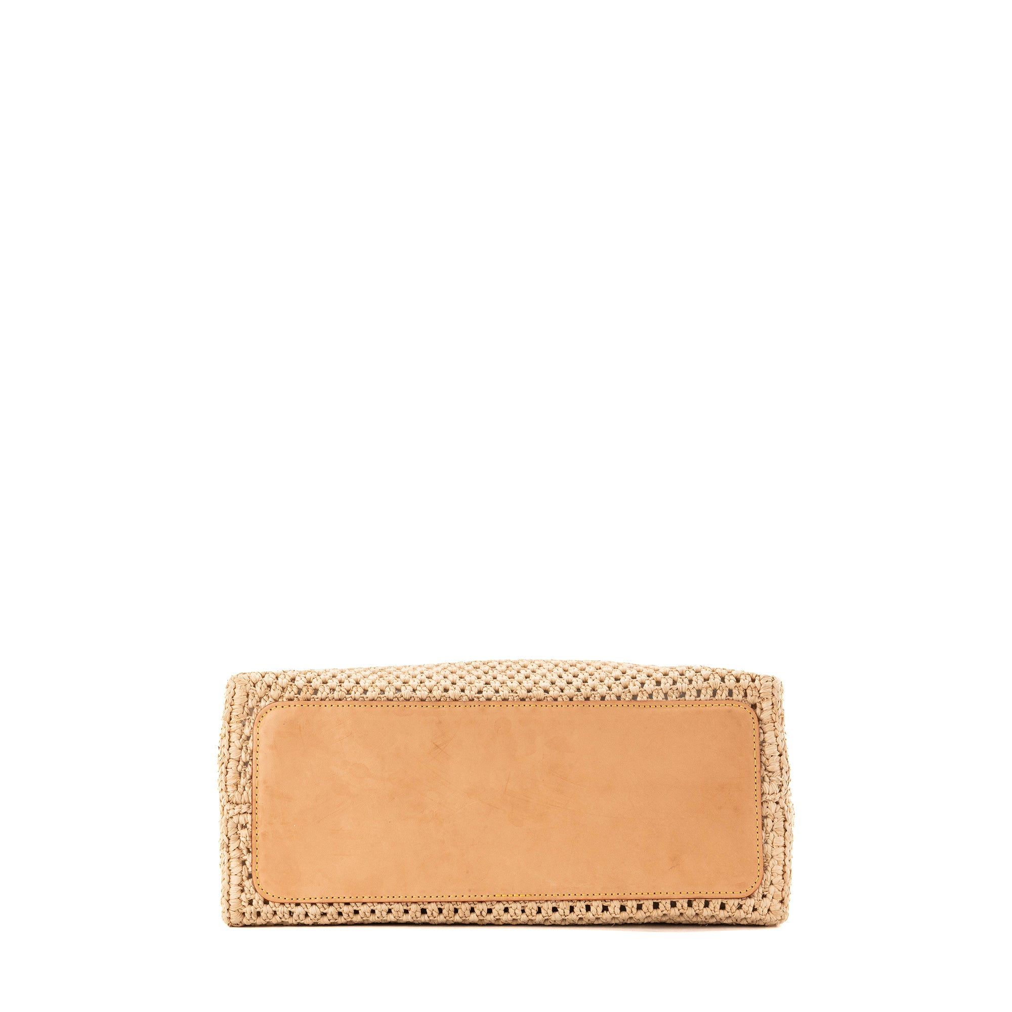 LOUIS VUITTON - Sac cabas Onthego MM Louis Vuitton en paille et cuir naturel