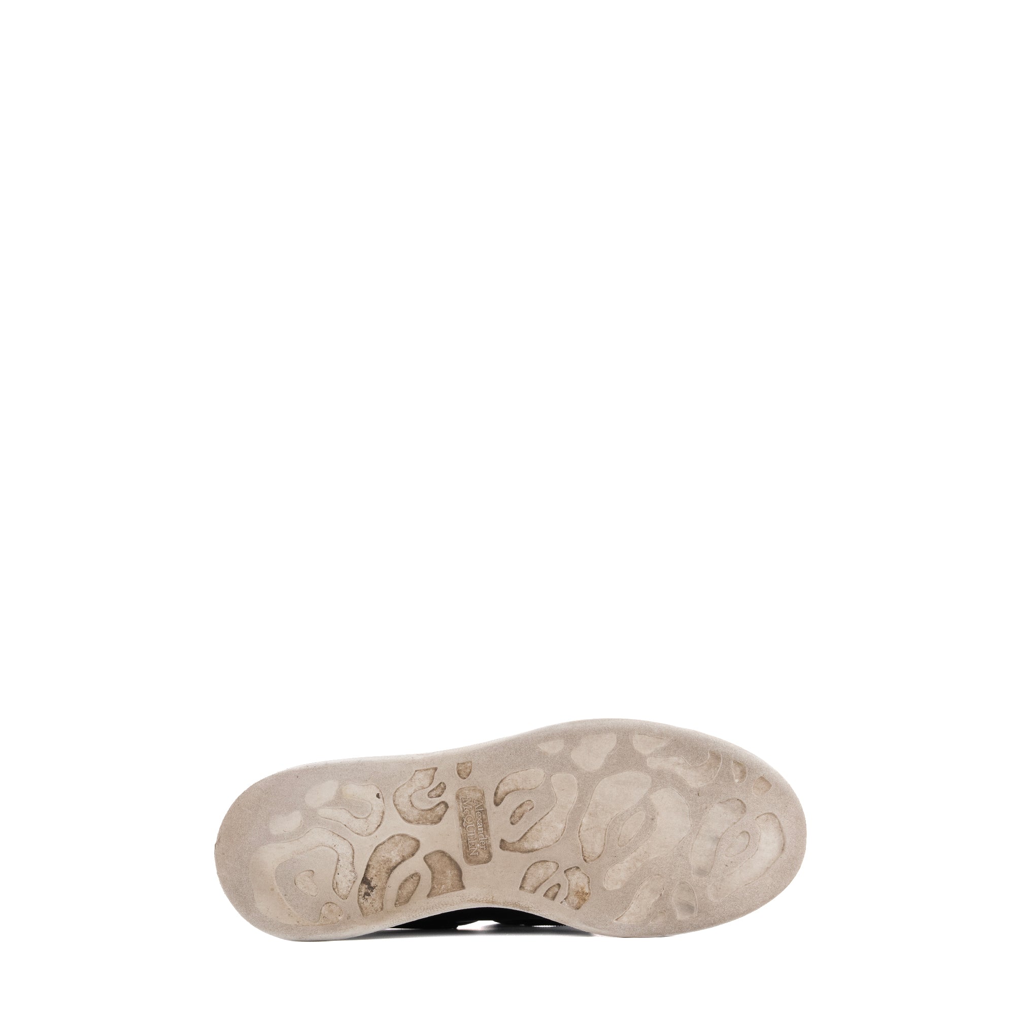 ALEXANDER MCQUEEN - Sneakers Oversize Alexander McQueen en cuir noir (T37.5)