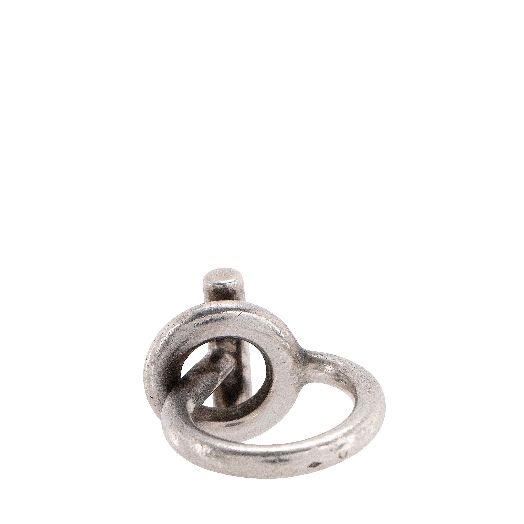 HERMÈS - Bague Échappée grand modèle Hermès en argent (T51)