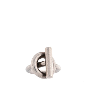 HERMÈS - Bague Échappée grand modèle Hermès en argent (T51)