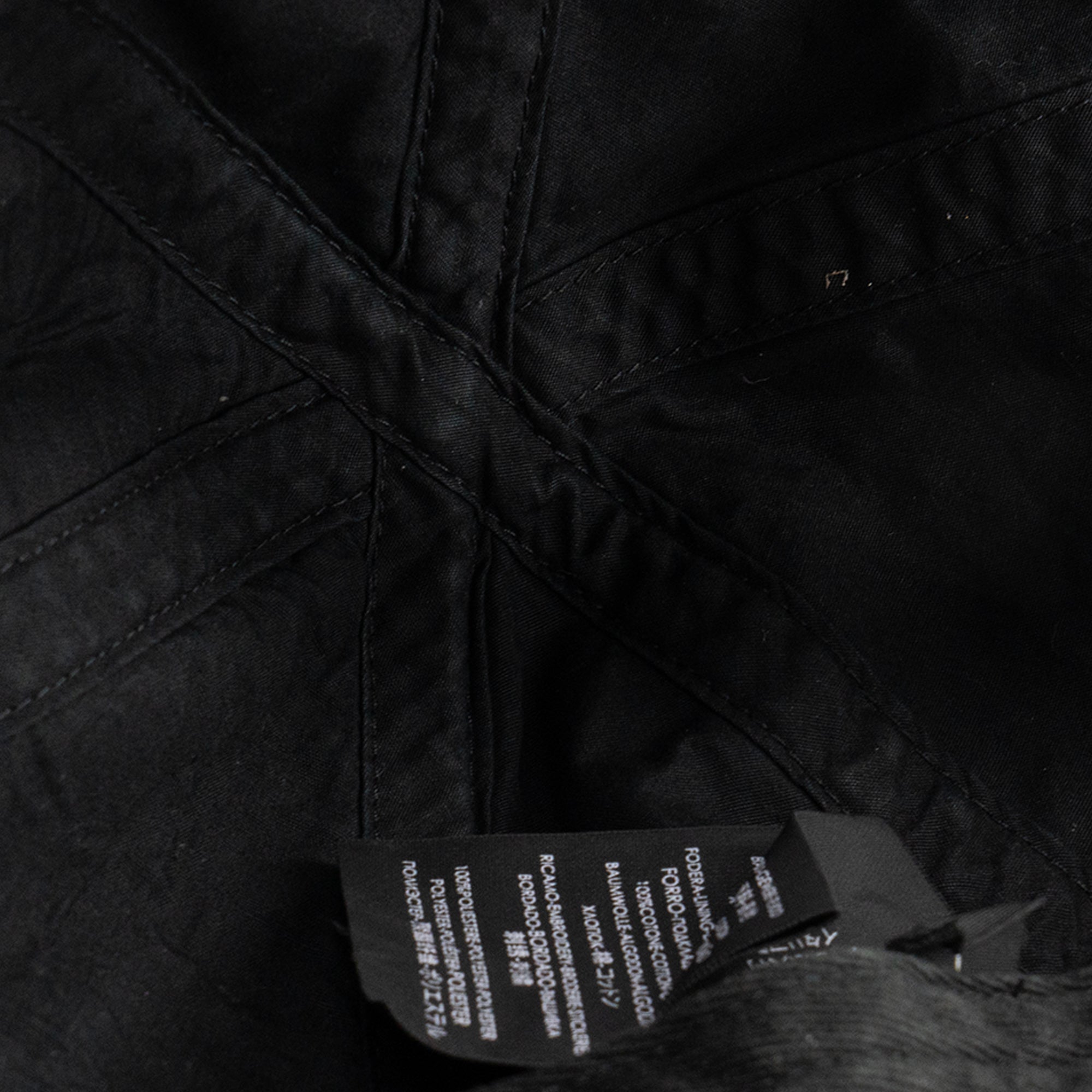 BALENCIAGA - Casquette Languages Balenciaga en toile noire (L)