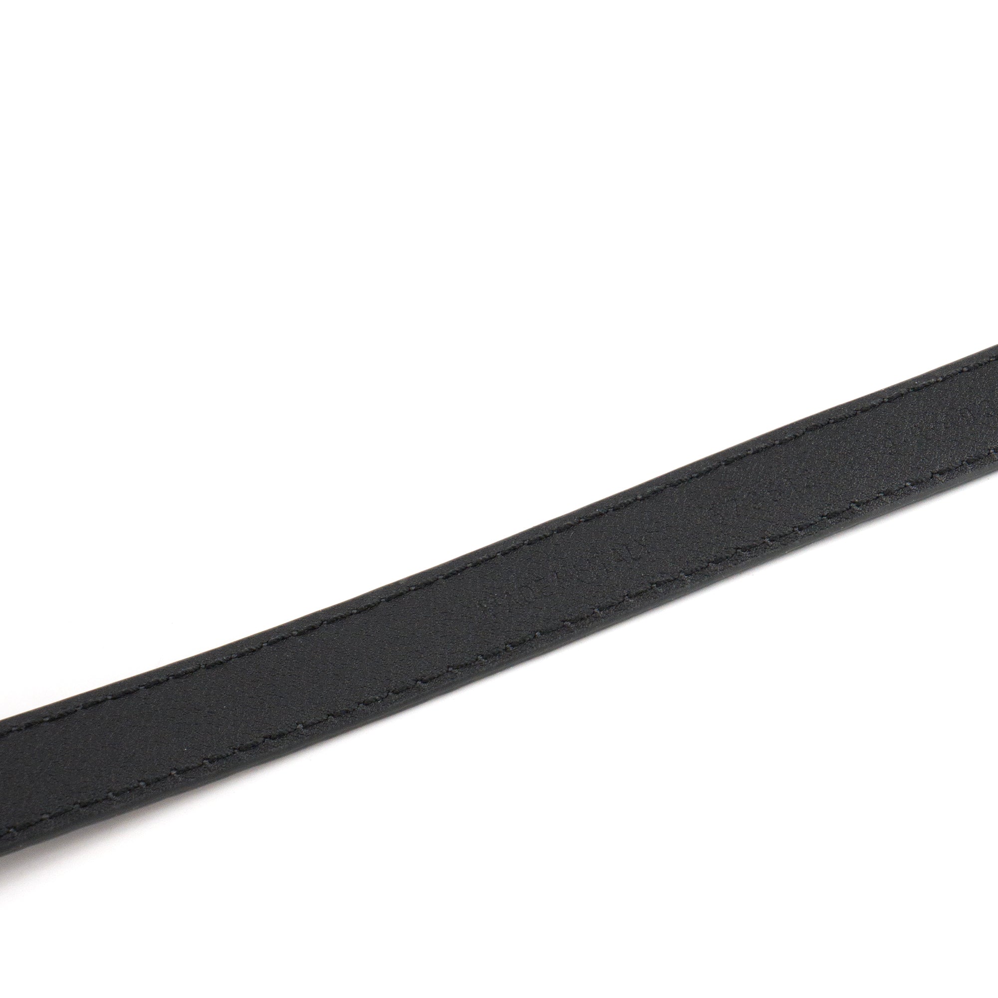 BALENCIAGA - Ceinture BB Balenciaga en cuir embossé croco gris (T80)