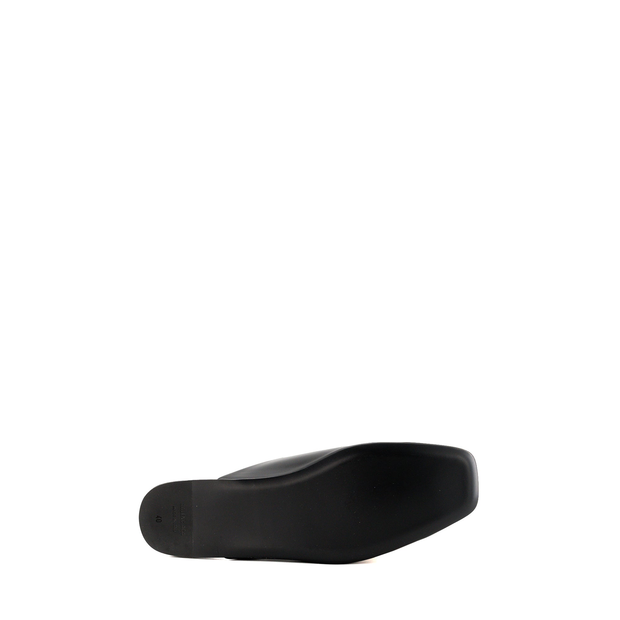 BALENCIAGA - Mules Cosy BB Balenciaga en cuir lisse noir (T40)