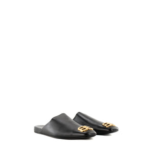 BALENCIAGA - Mules Cosy BB Balenciaga en cuir lisse noir (T40)