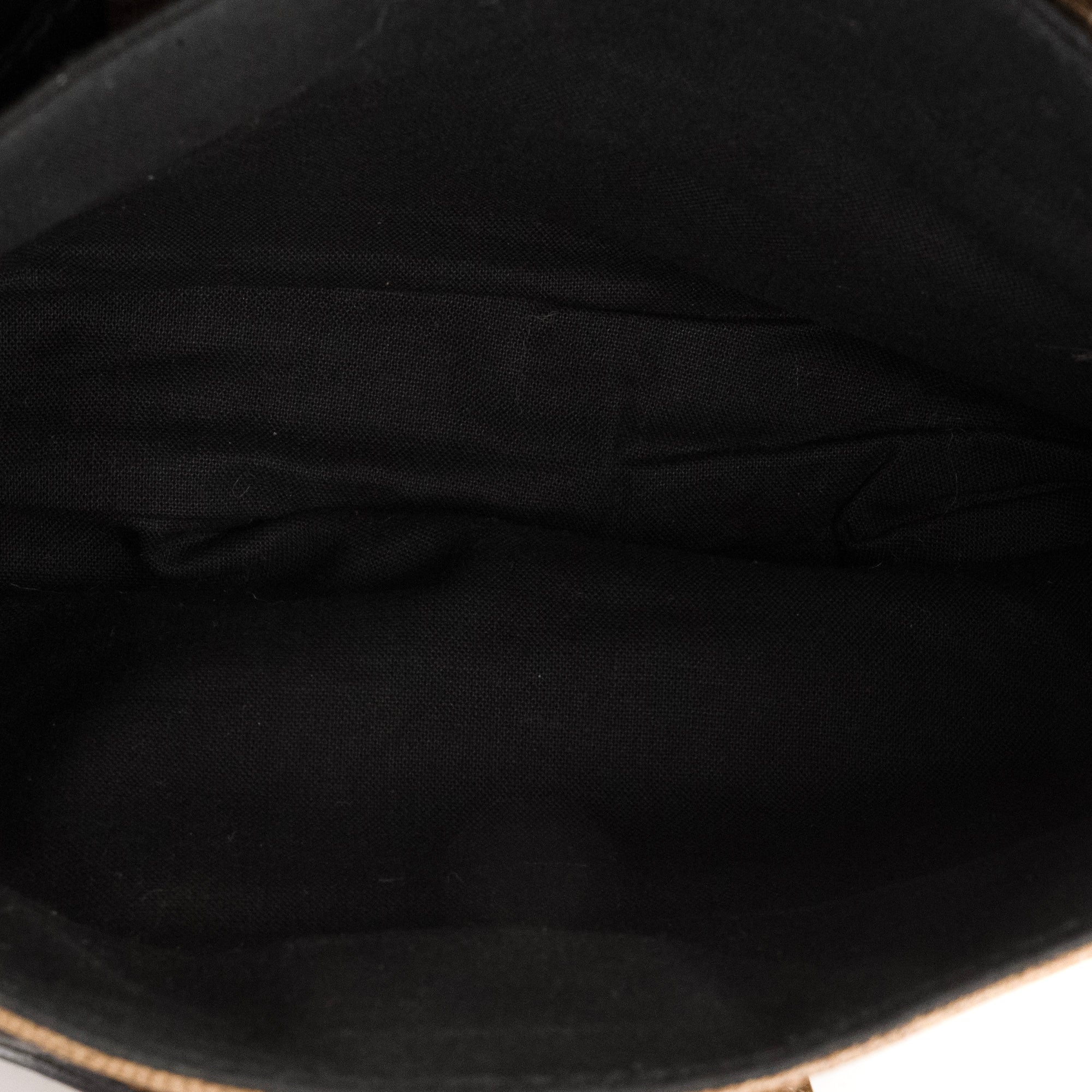 BALENCIAGA - Pochette Balenciaga en cuir noir et marron