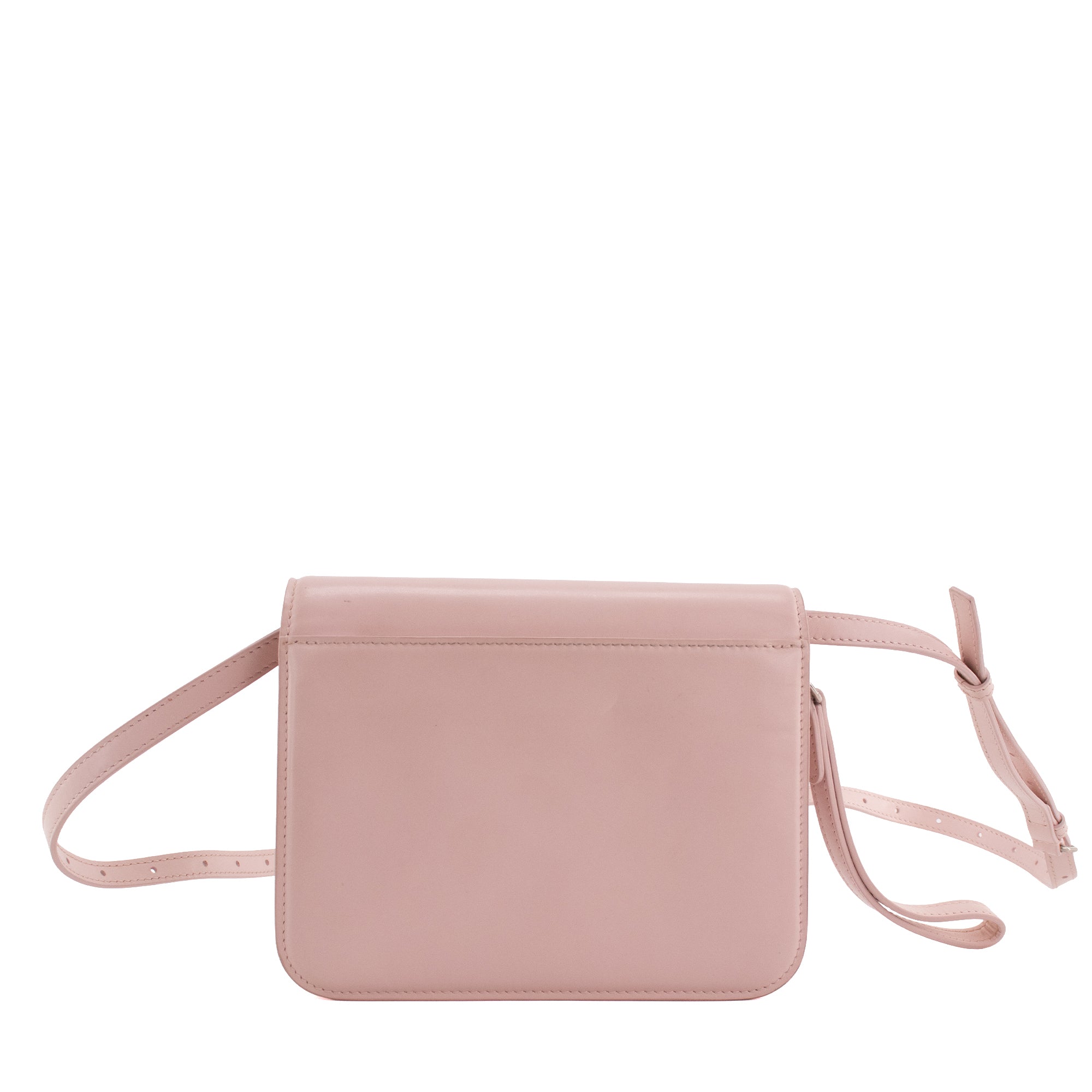 BALENCIAGA - Sac à bandoulière B.Dot Balenciaga en cuir lisse rose