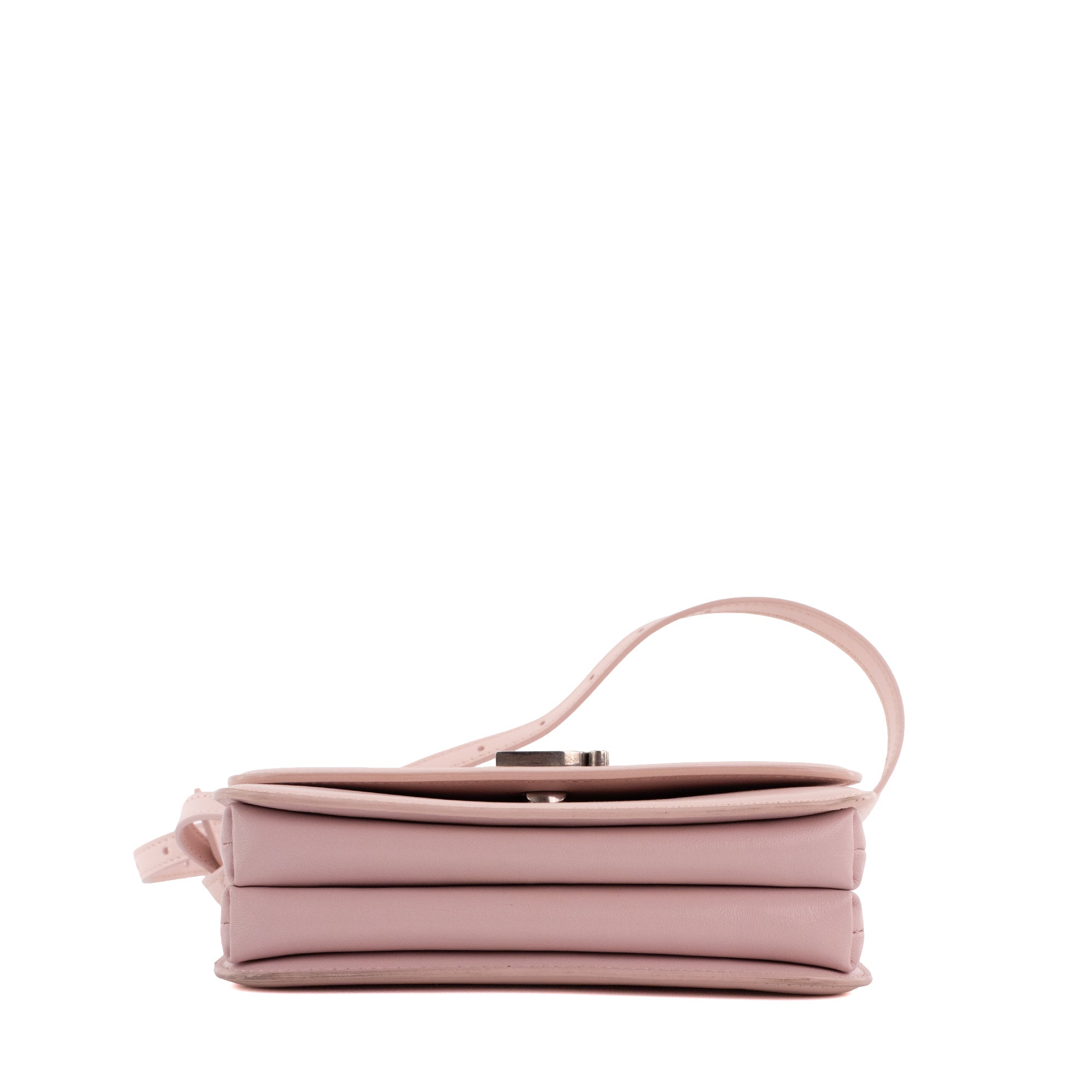 BALENCIAGA - Sac à bandoulière B.Dot Balenciaga en cuir lisse rose