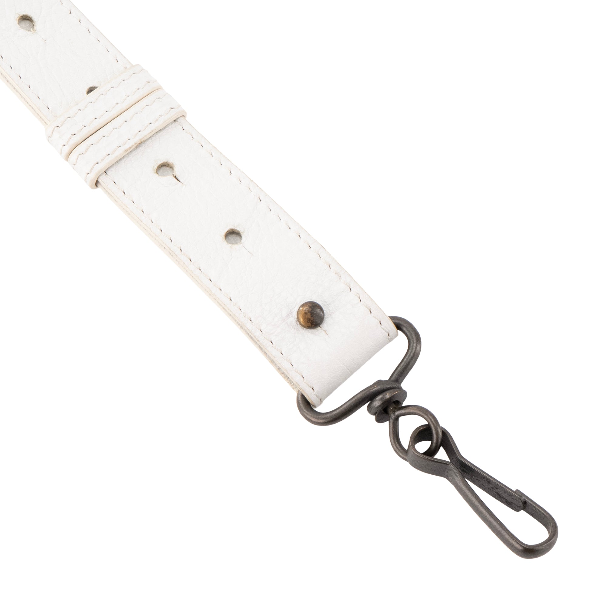 BALENCIAGA - Sac à bandoulière City Balenciaga en cuir blanc gaffiti édition limitée