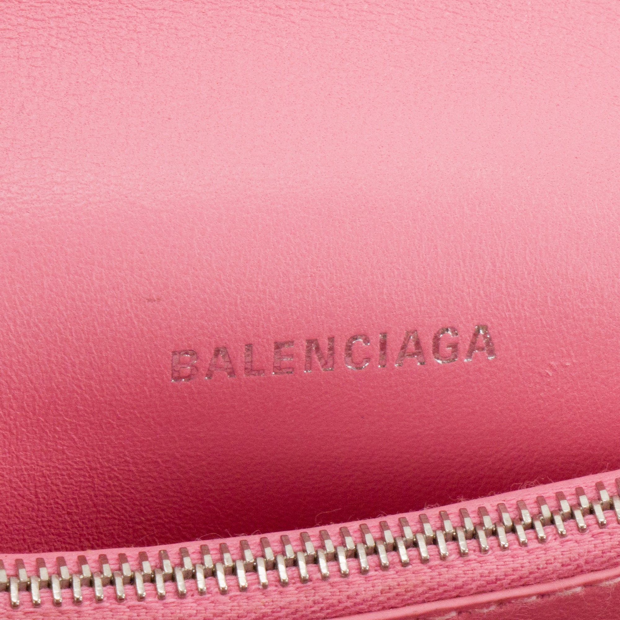 BALENCIAGA - Sac à bandoulière Crush Balenciaga en cuir froissé rose
