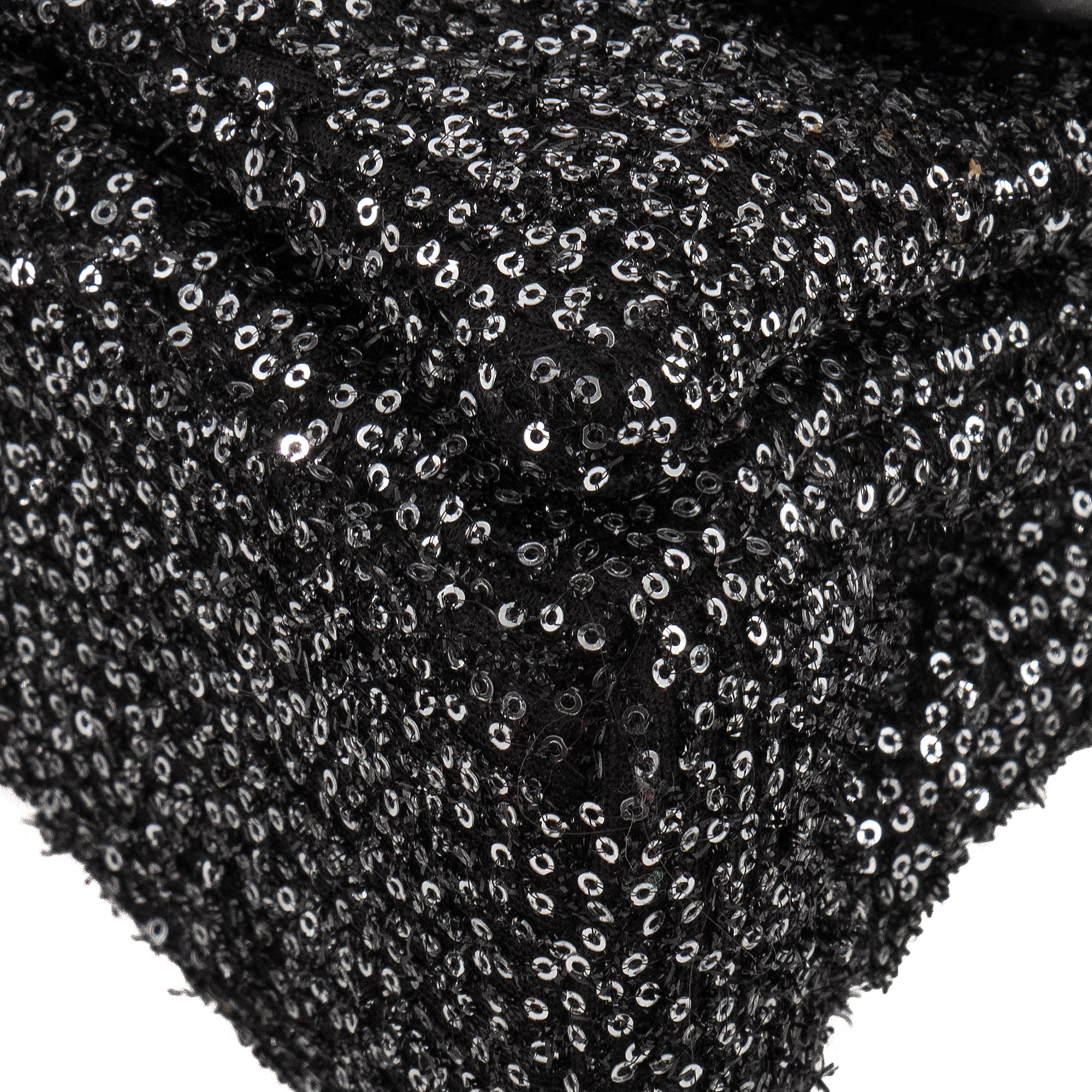 BALENCIAGA - Sac à bandoulière Crush Balenciaga en sequins noirs