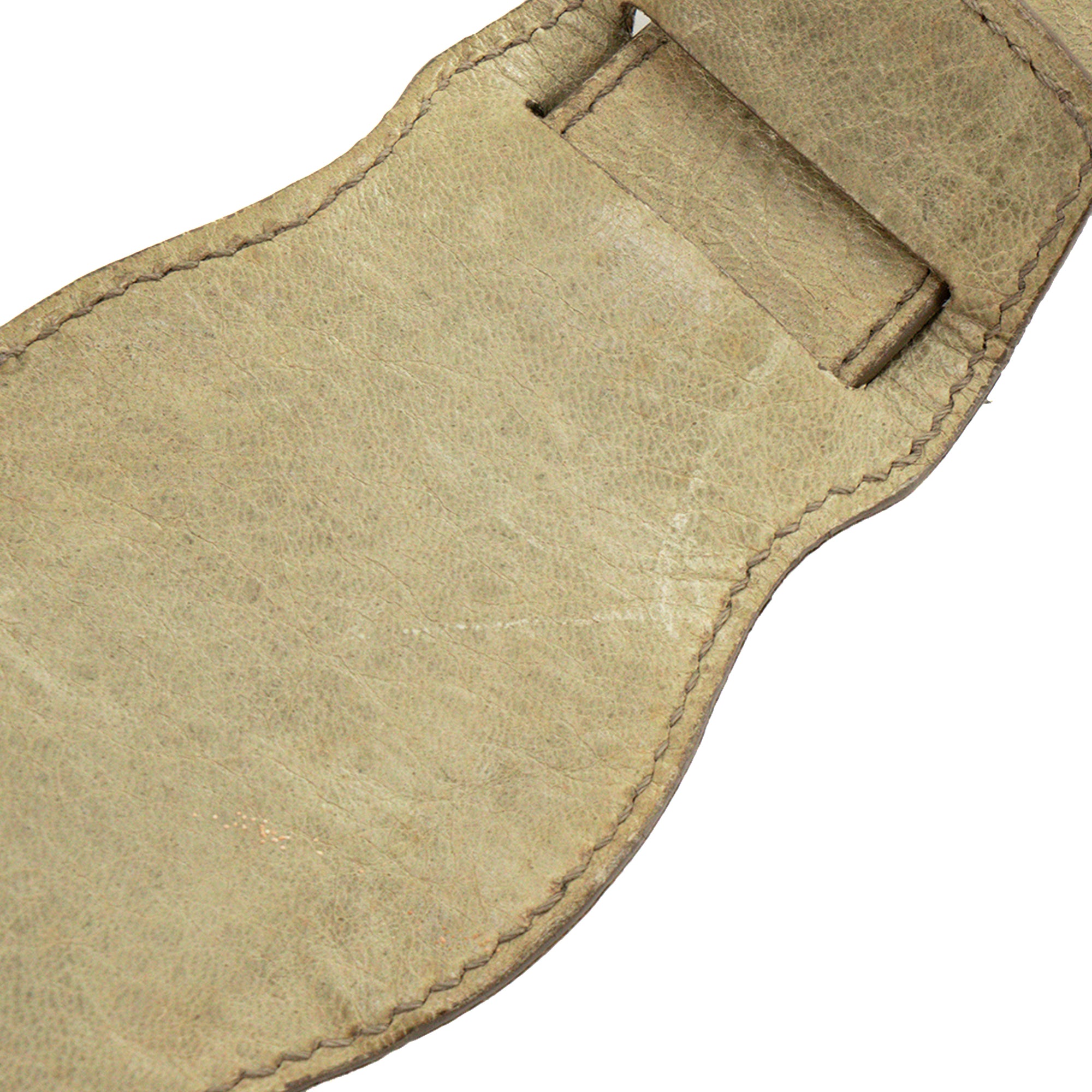 BALENCIAGA - Sac à bandoulière Giant Pompon Balenciaga en cuir froissé kaki