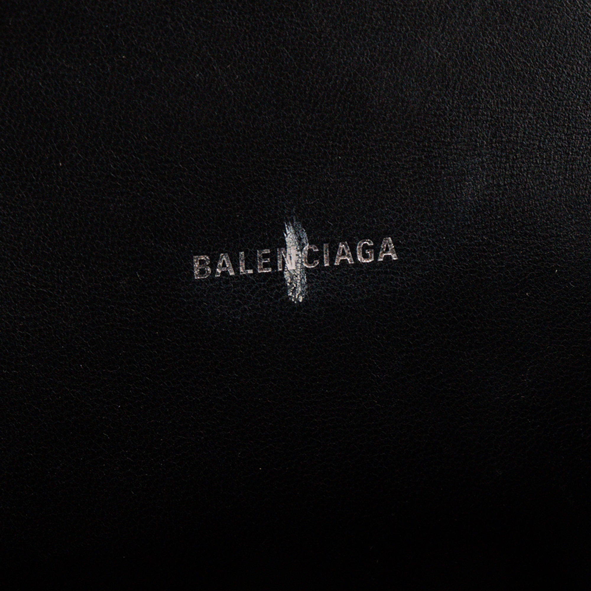 BALENCIAGA - Sac à bandoulière Houglass XS Balenciaga en cuir pailleté noir