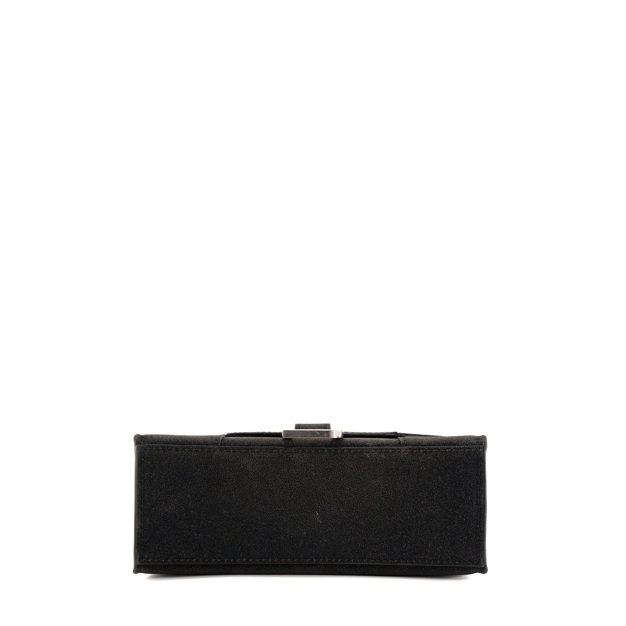 BALENCIAGA - Sac à bandoulière Houglass XS Balenciaga en cuir pailleté noir