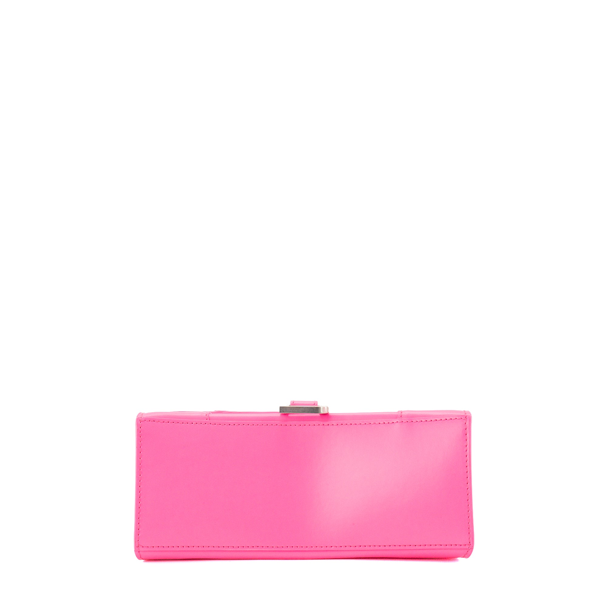 BALENCIAGA - Sac à bandoulière Hourglass Small Balenciaga en cuir lisse rose