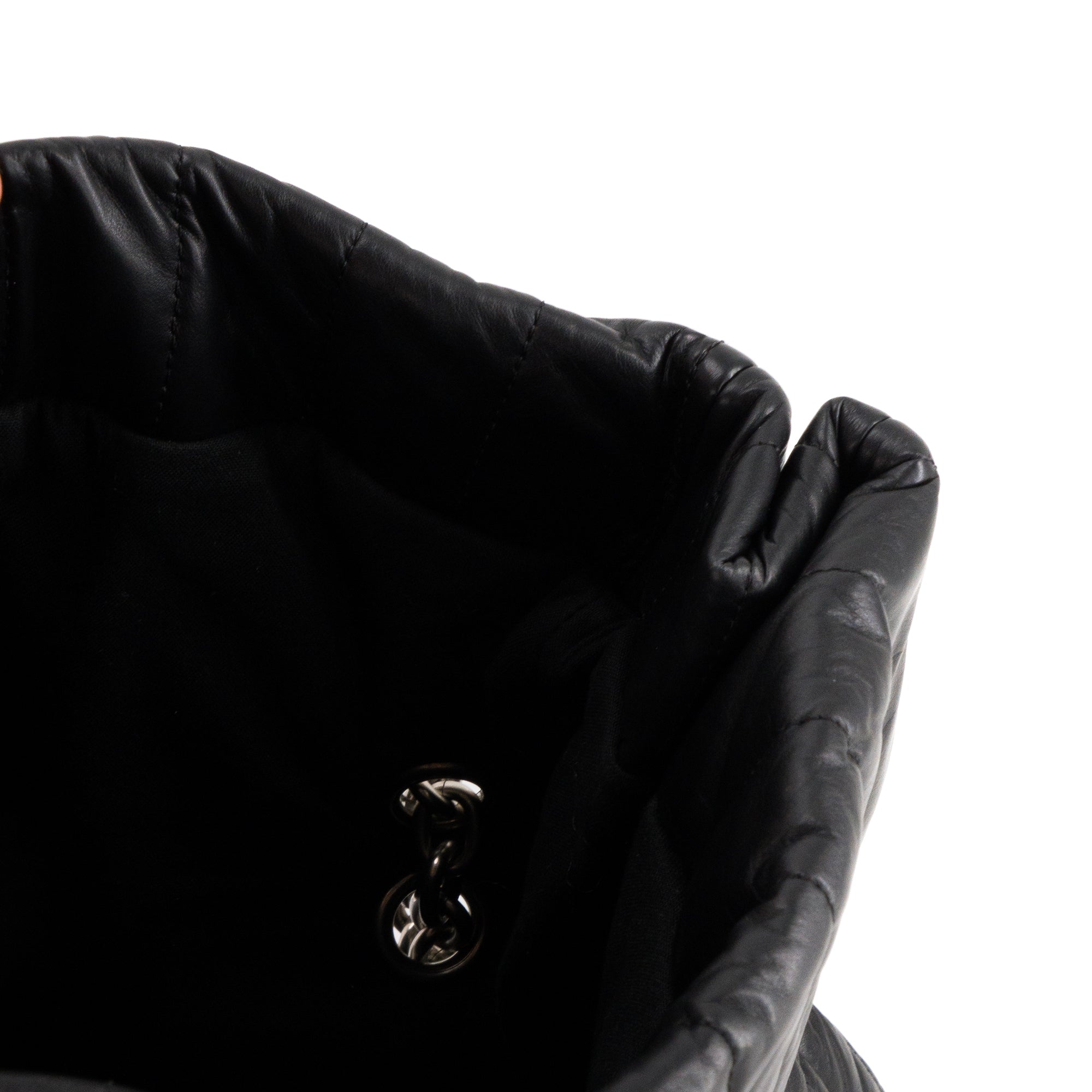 BALENCIAGA - Sac à bandoulière Monaco Small Balenciaga en cuir lisse noir