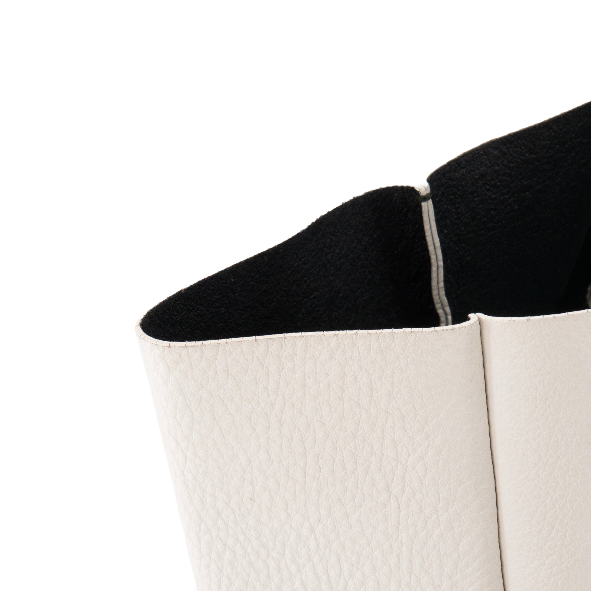 BALENCIAGA - Sac cabas Everyday Balenciaga en cuir grainé blanc