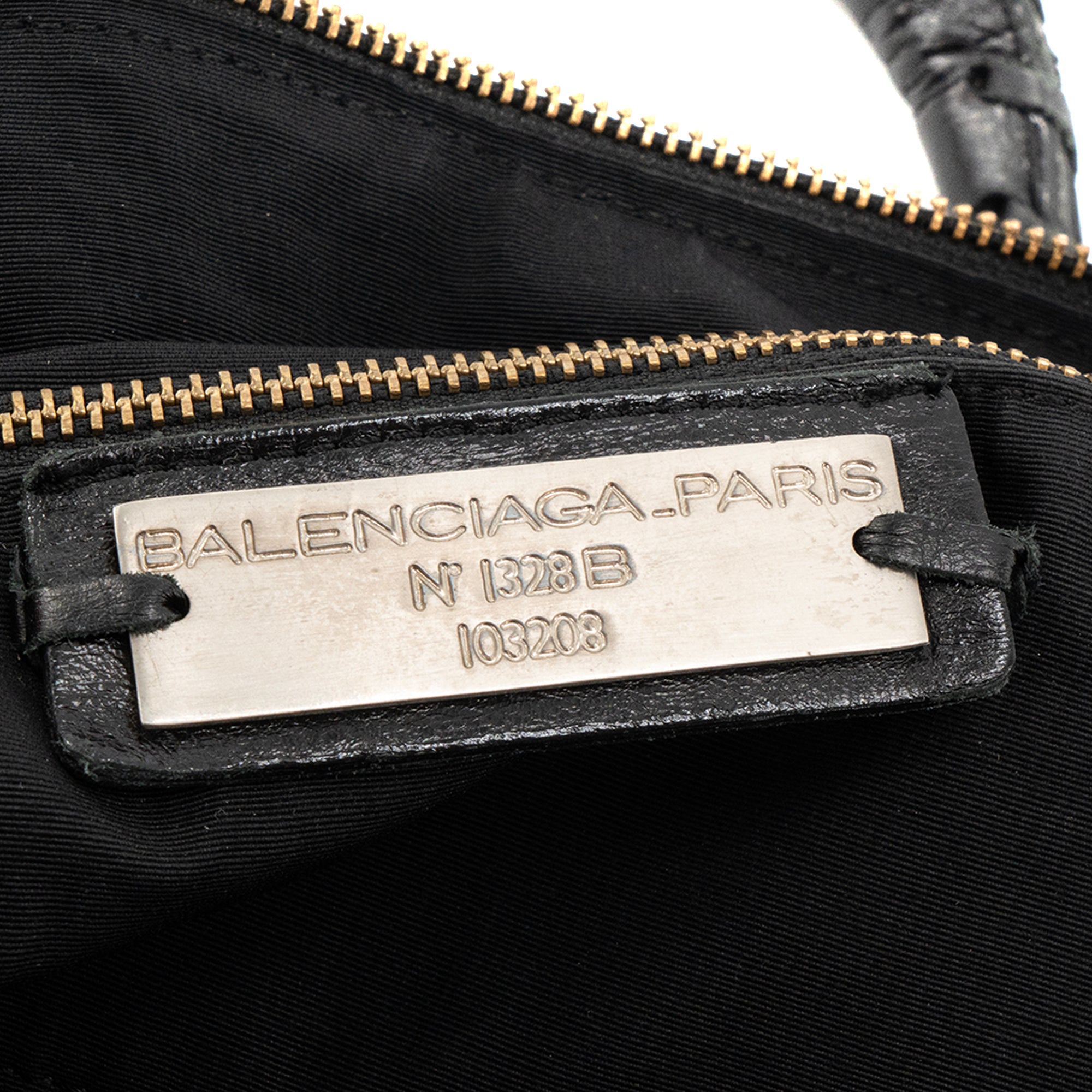 BALENCIAGA - Sac cabas City GM Balenciaga en cuir froissé noir