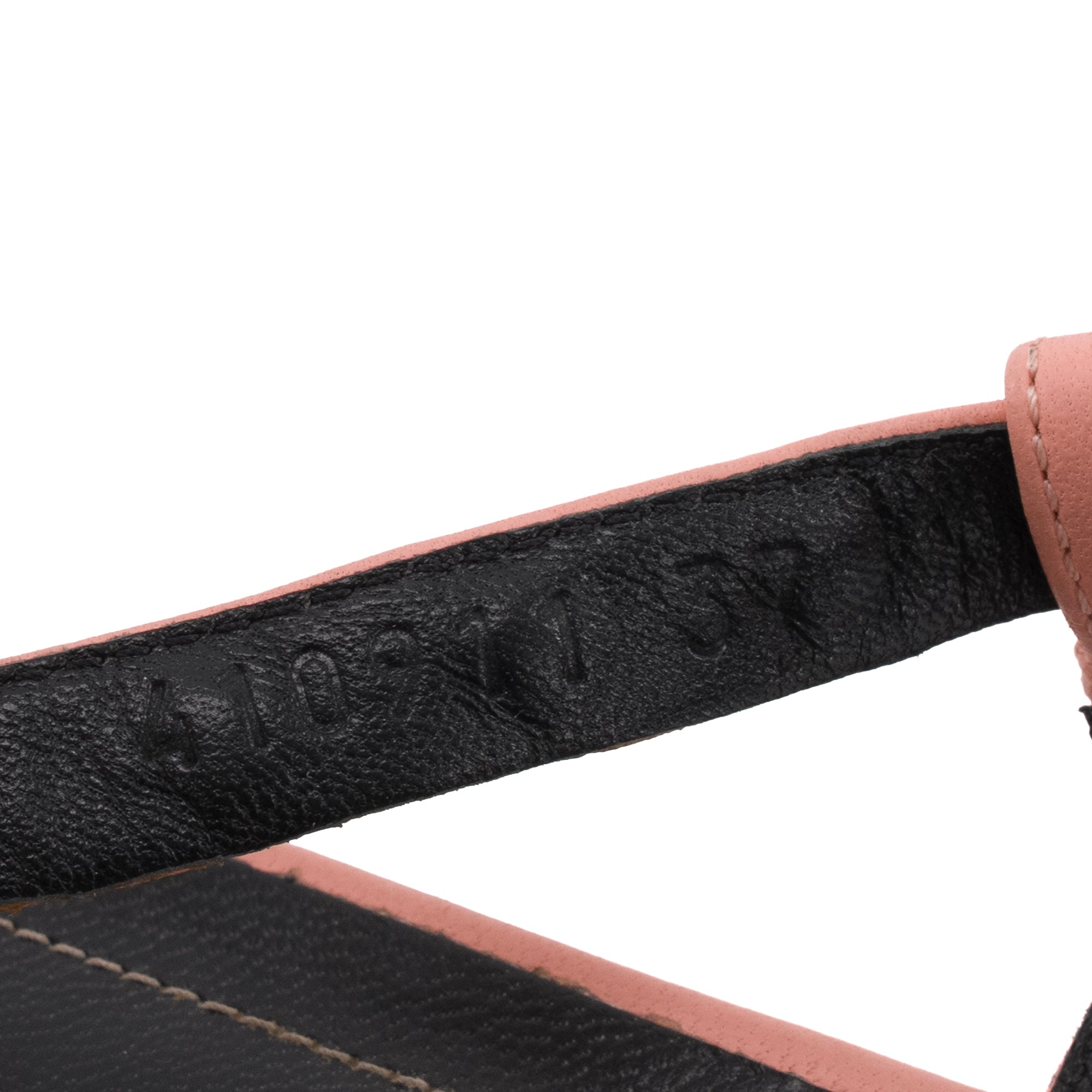 BALENCIAGA - Sandales Balenciaga en cuir rose (T37)