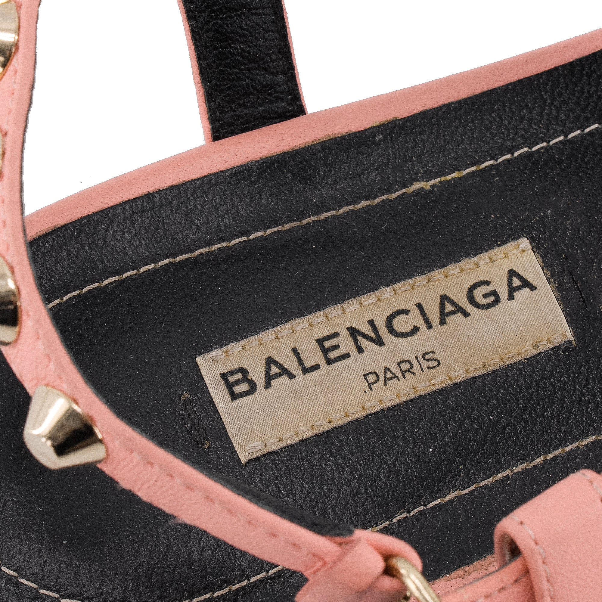 BALENCIAGA - Sandales Balenciaga en cuir rose (T37)
