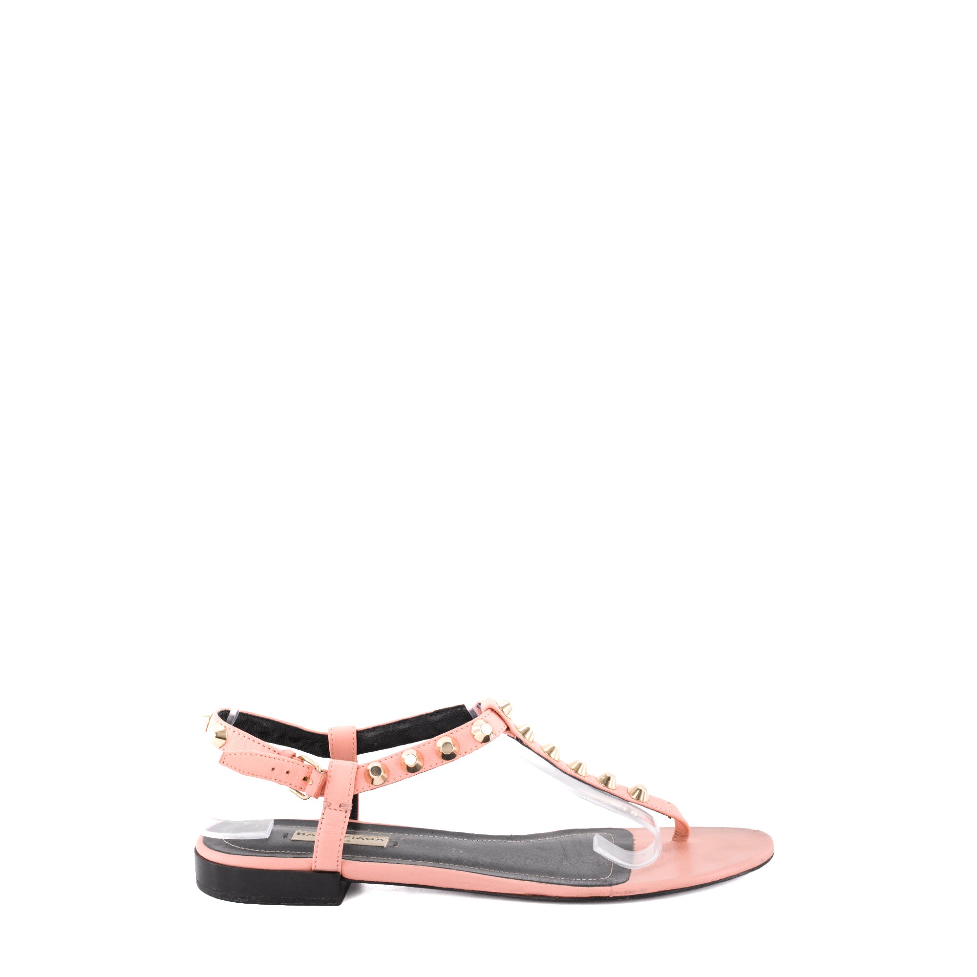BALENCIAGA - Sandales Balenciaga en cuir rose (T37)