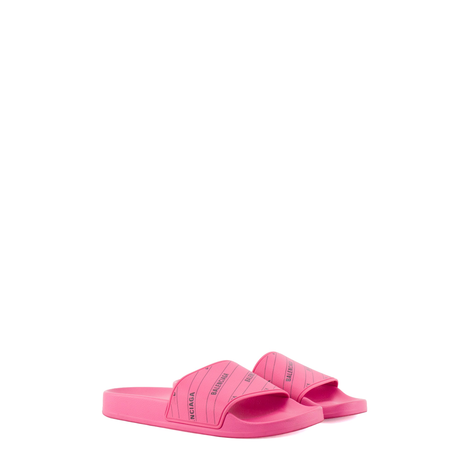 BALENCIAGA - Sandales Pool Balenciaga en caoutchouc rose (T36)