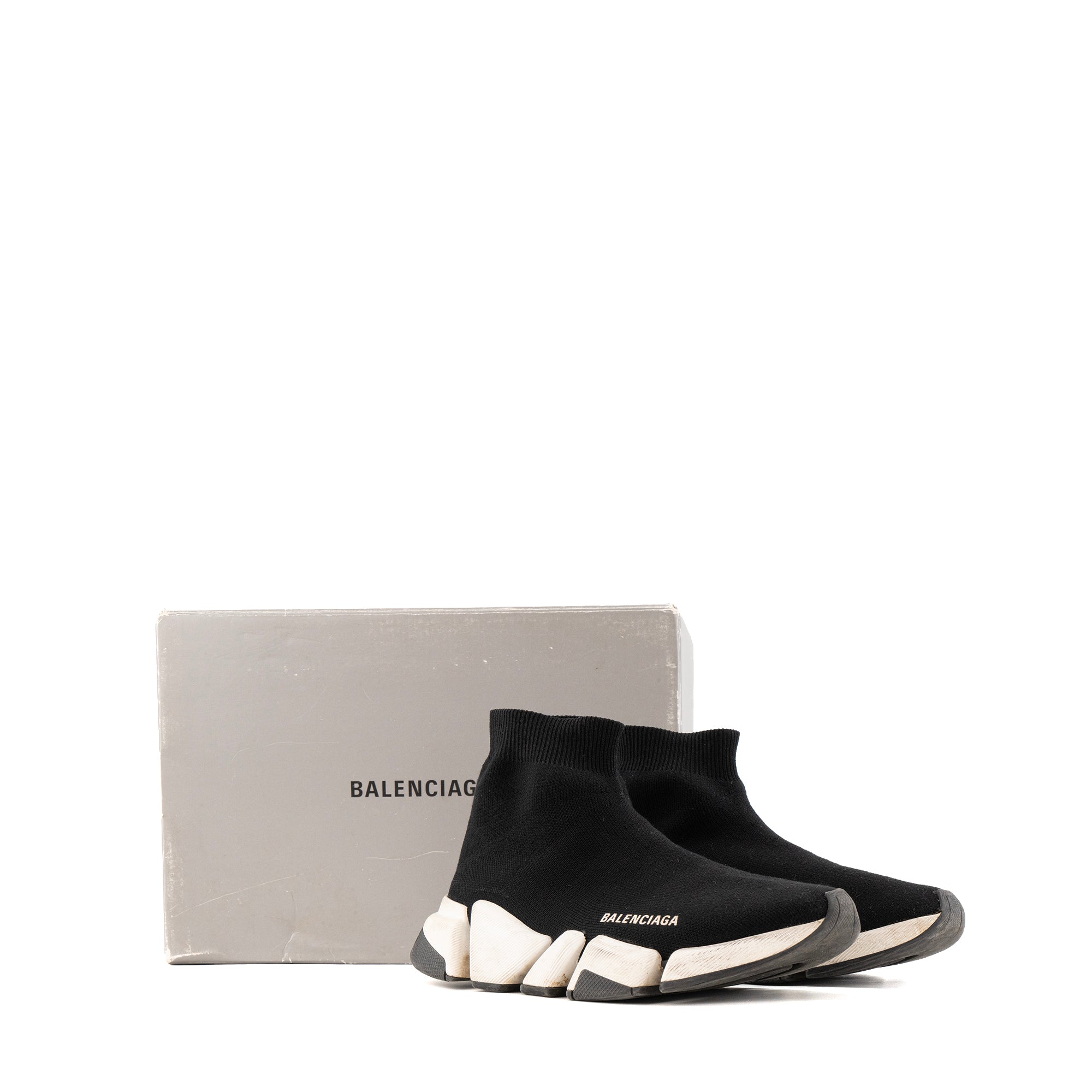 BALENCIAGA - Sneakers Speed 2.0 LT Balenciaga en toile noire (T36)