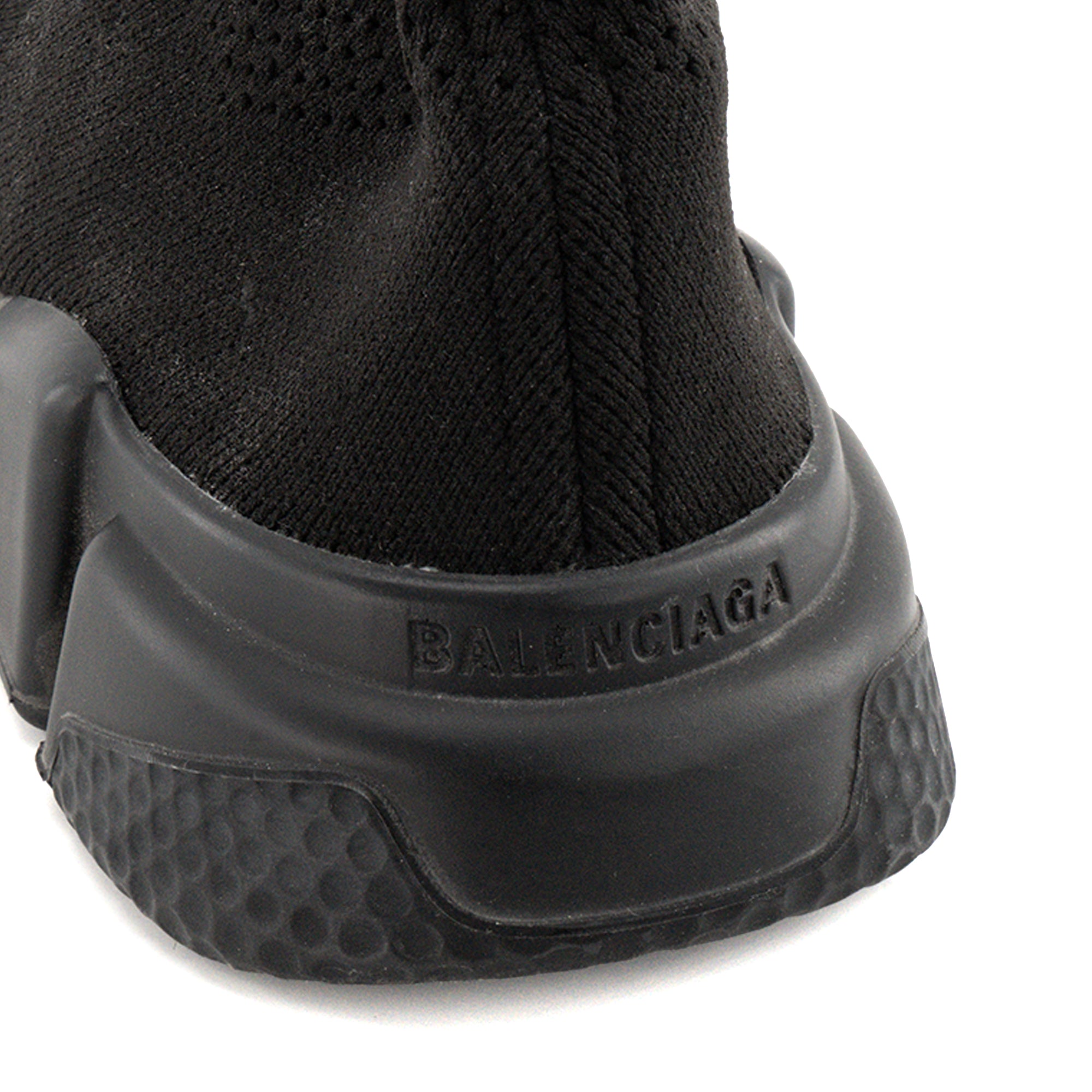 BALENCIAGA - Sneakers Speed Lace-Up Balenciaga en toile noire (T37)
