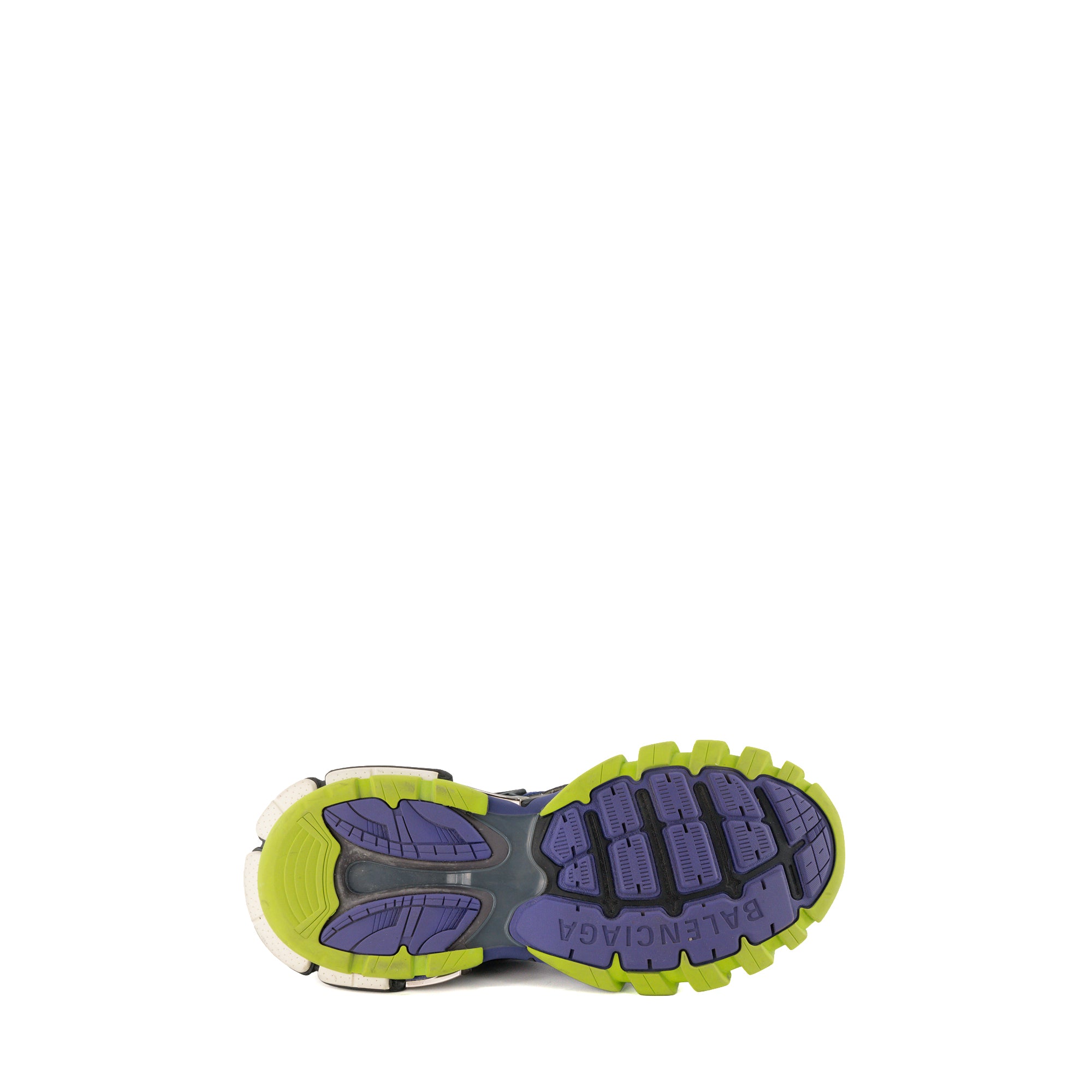 BALENCIAGA - Sneakers Track 2 Balenciaga en toile violette et grise (T44)