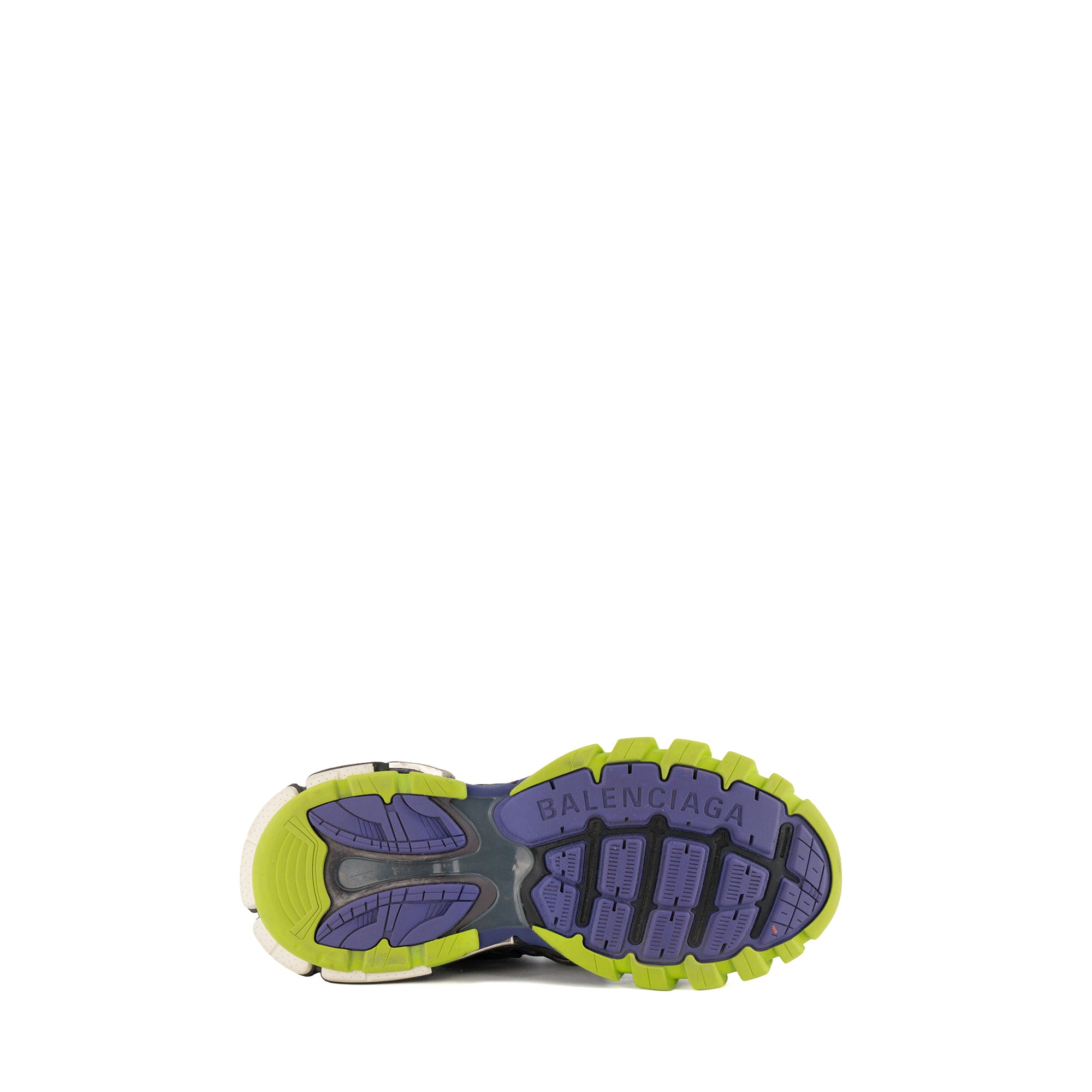 BALENCIAGA - Sneakers Track 2 Balenciaga en toile violette et grise (T44)