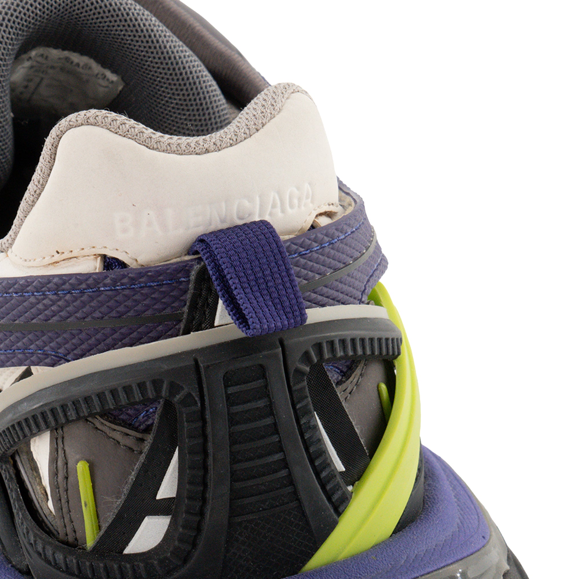 BALENCIAGA - Sneakers Track 2 Balenciaga en toile violette et grise (T44)