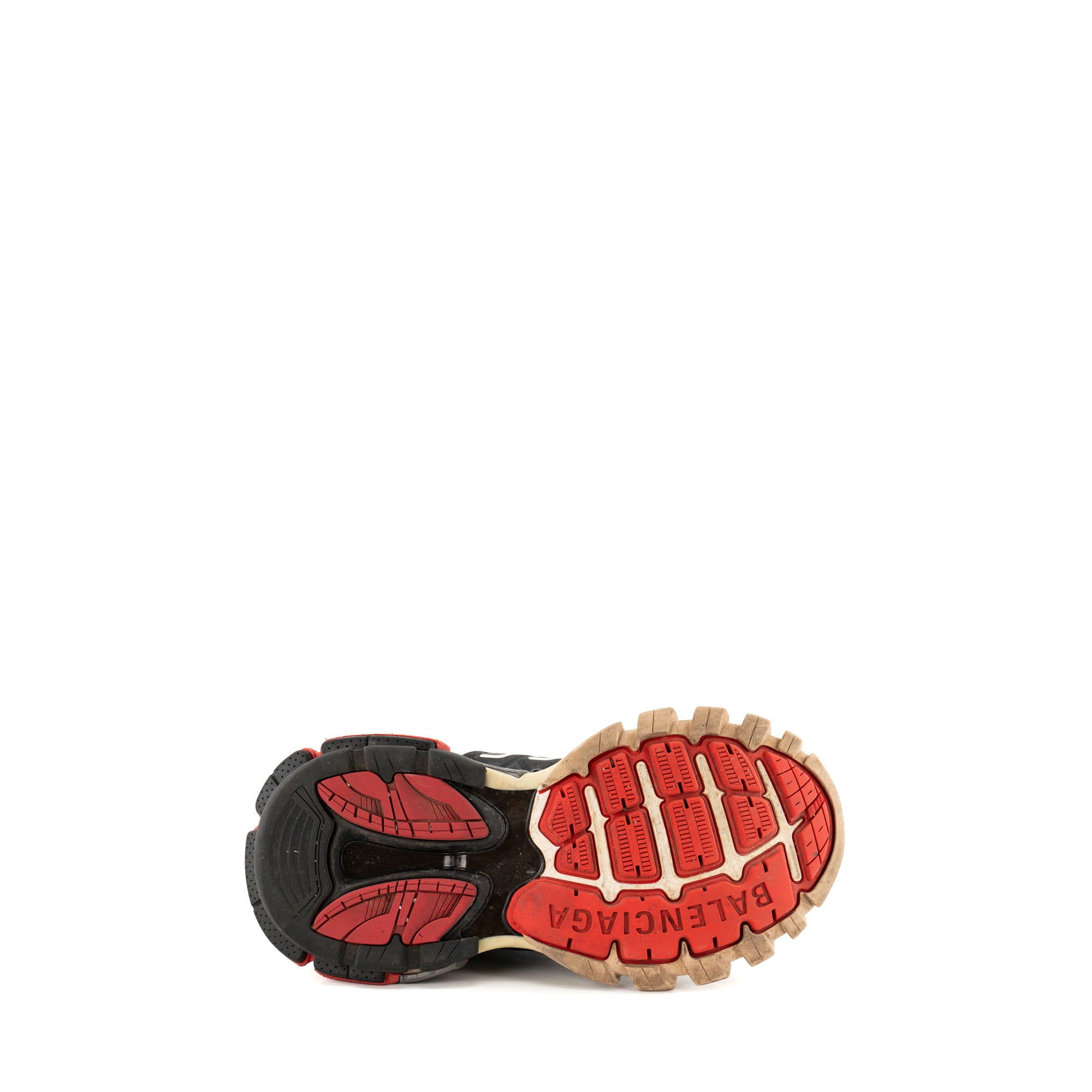 BALENCIAGA - Sneakers Track Balenciaga en cuir et toile noire (T36)
