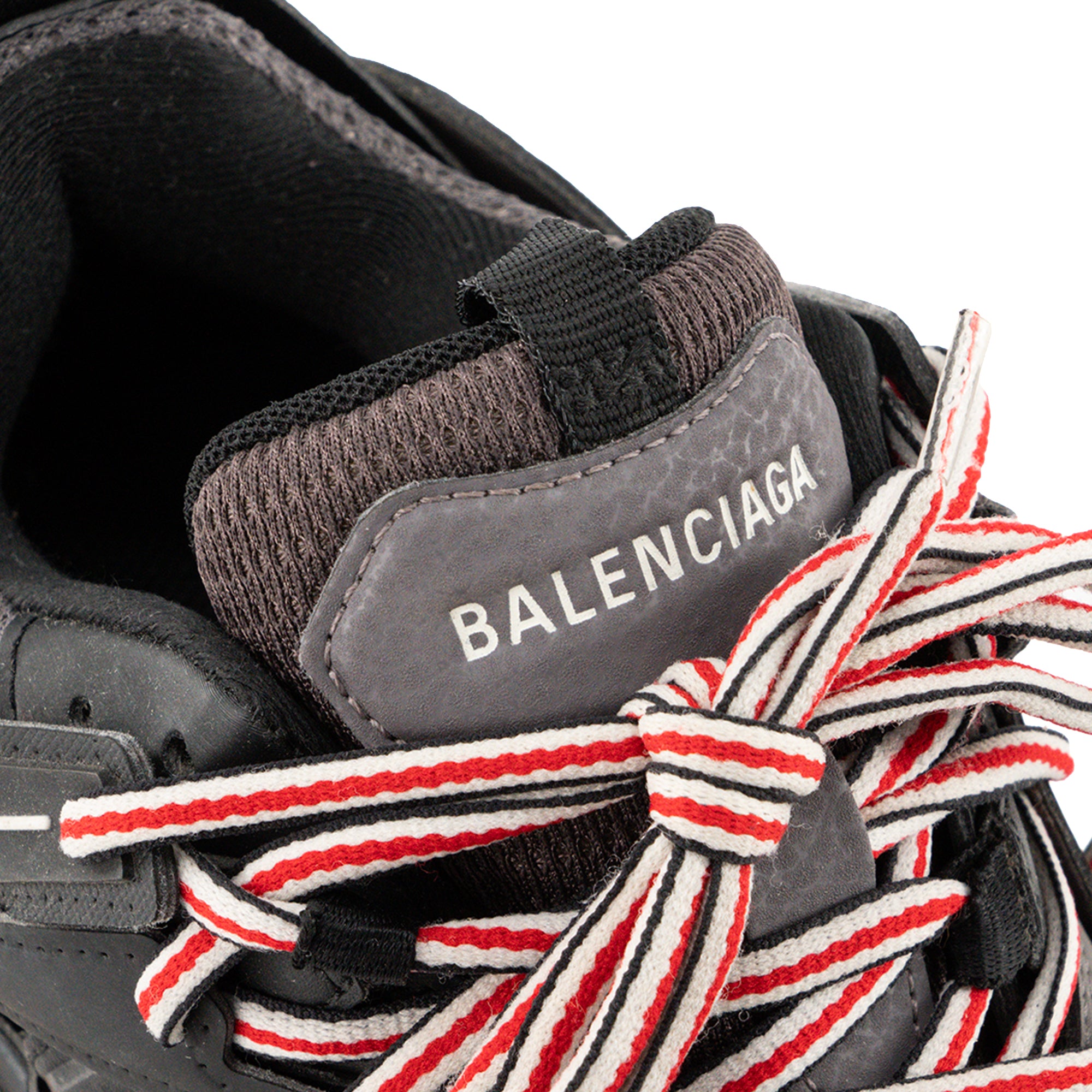 BALENCIAGA - Sneakers Track Balenciaga en cuir et toile noire (T36)
