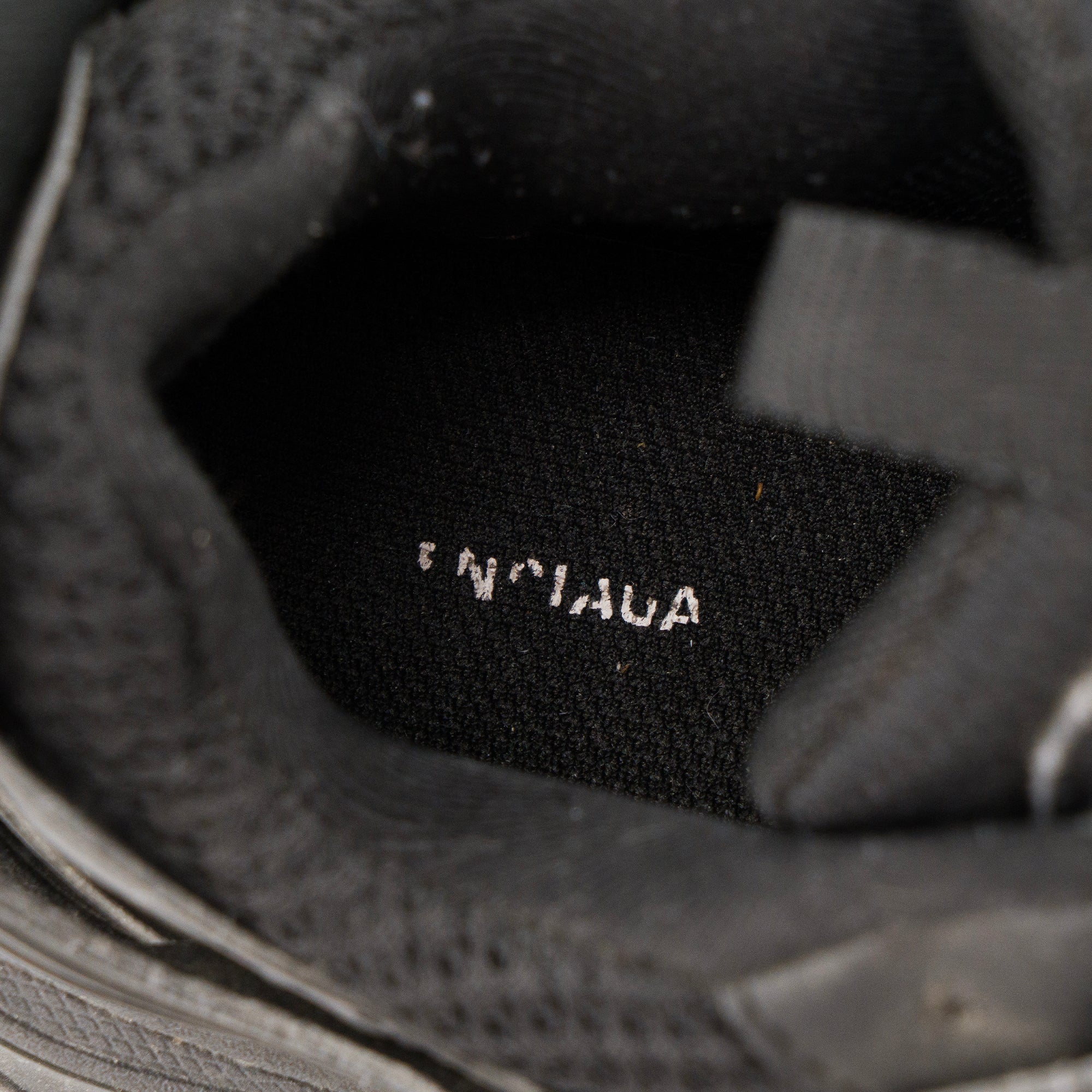 BALENCIAGA - Sneakers Track Balenciaga en toile et caoutchouc noir (T36)