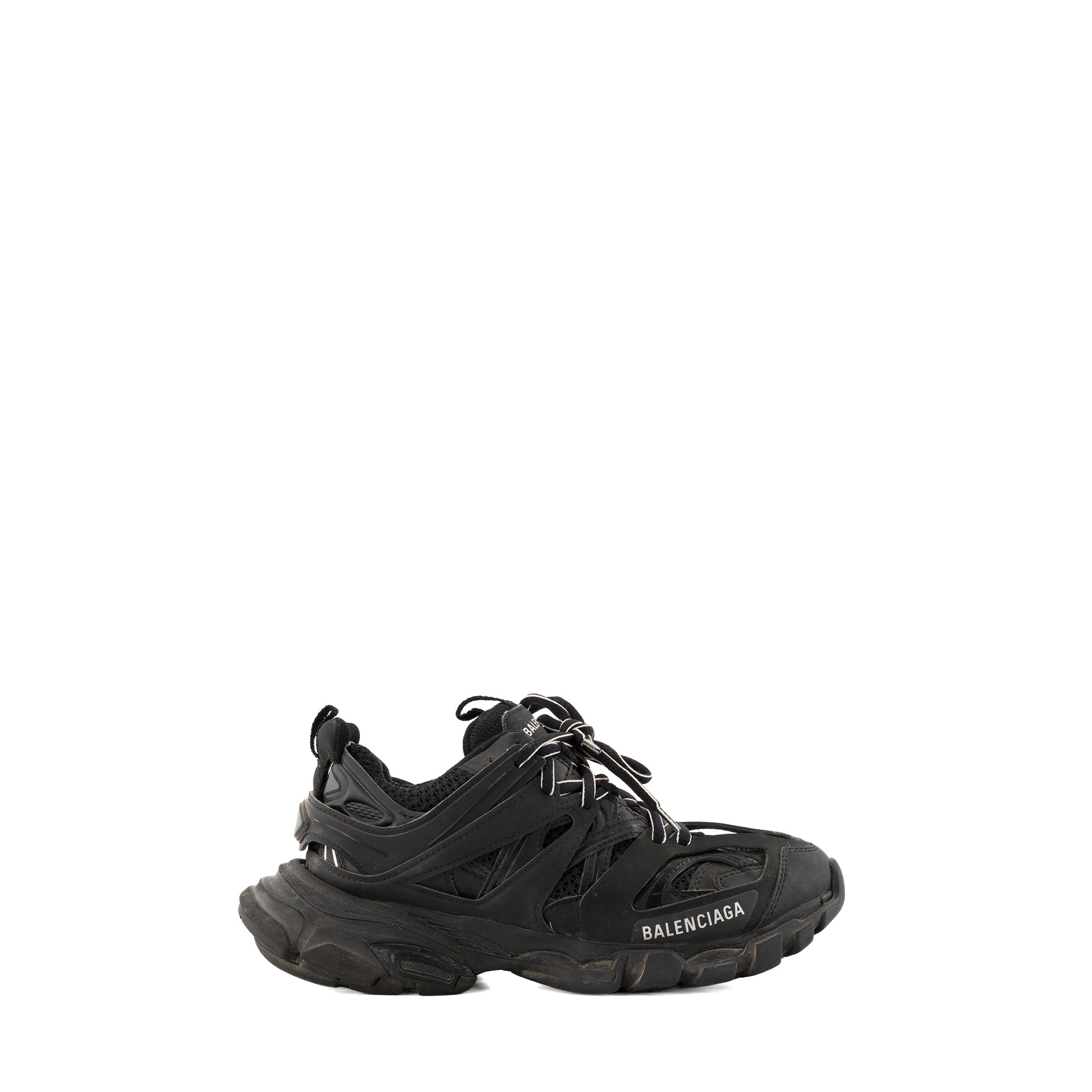 BALENCIAGA - Sneakers Track Balenciaga en toile et caoutchouc noir (T36)
