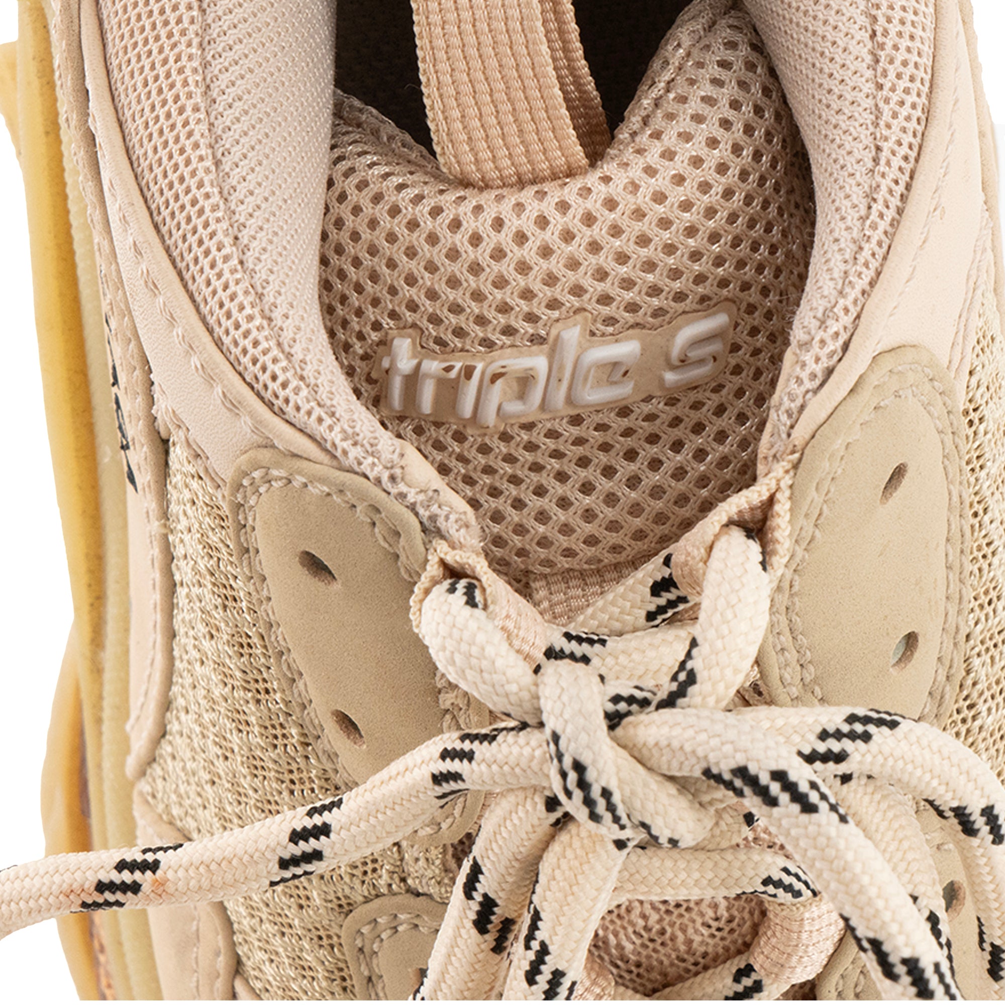 BALENCIAGA - Sneakers Triple S Balenciaga en toile beige (T38)