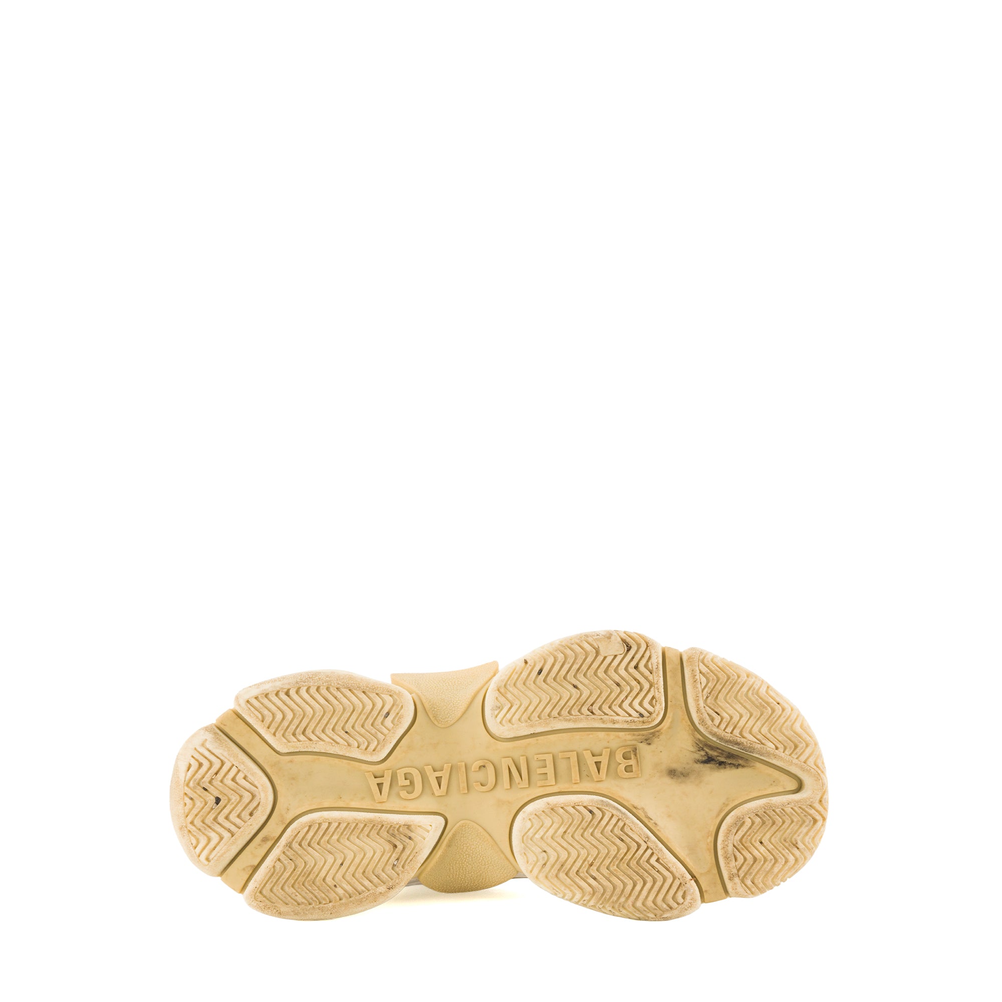 BALENCIAGA - Sneakers Triple S Balenciaga en toile blanche (T35)