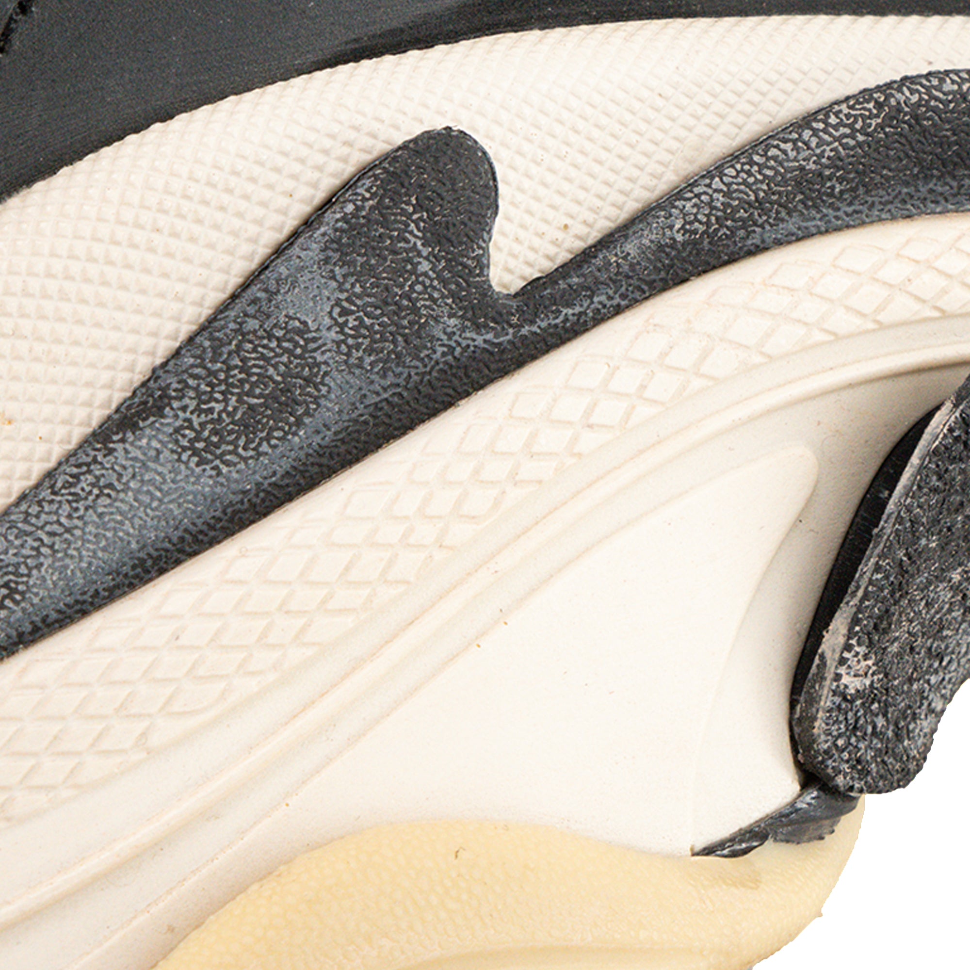 BALENCIAGA - Sneakers Triple S Balenciaga en toile et cuir noir (T41)