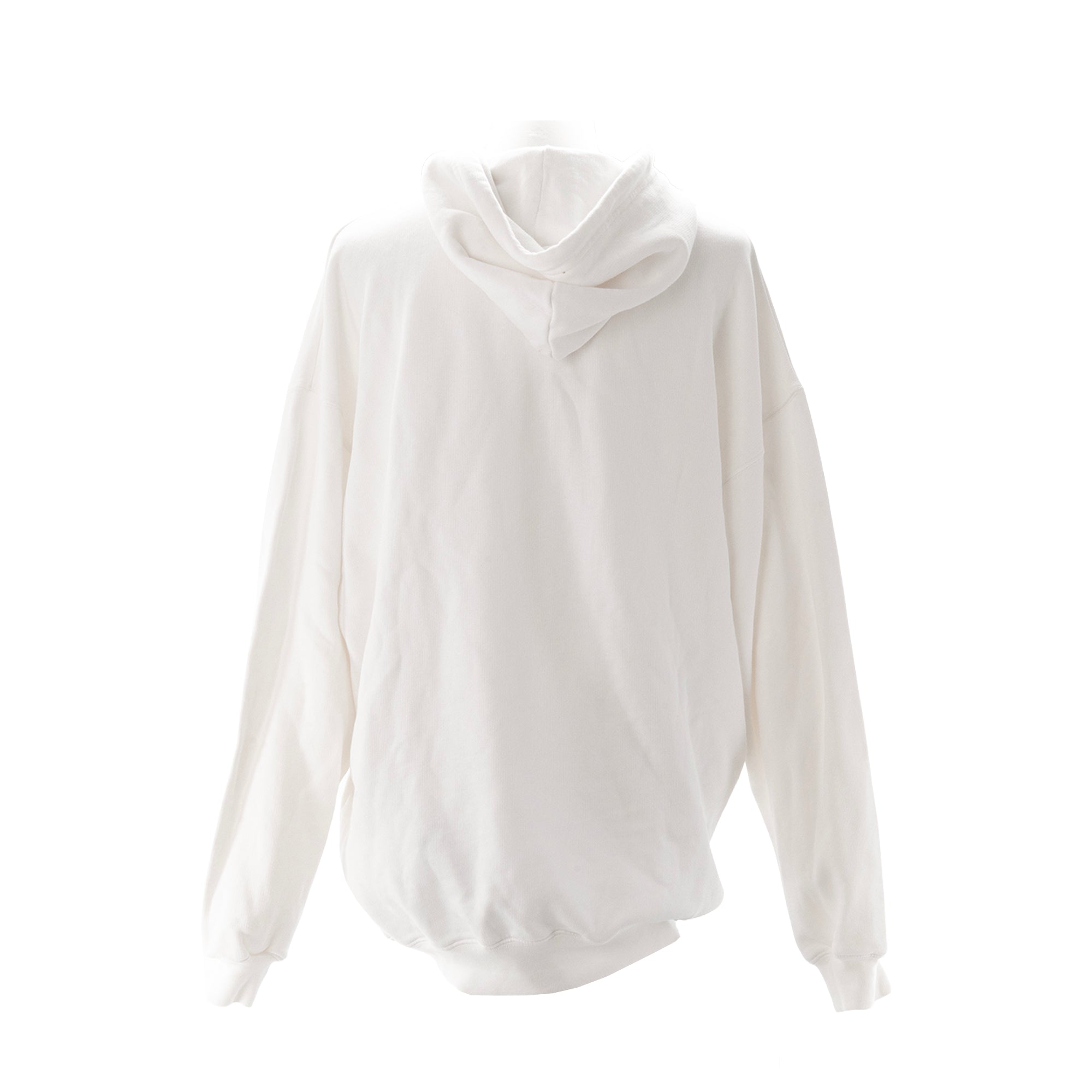 BALENCIAGA - Sweat à capuche Hoodie Balenciaga en coton blanc (XS)