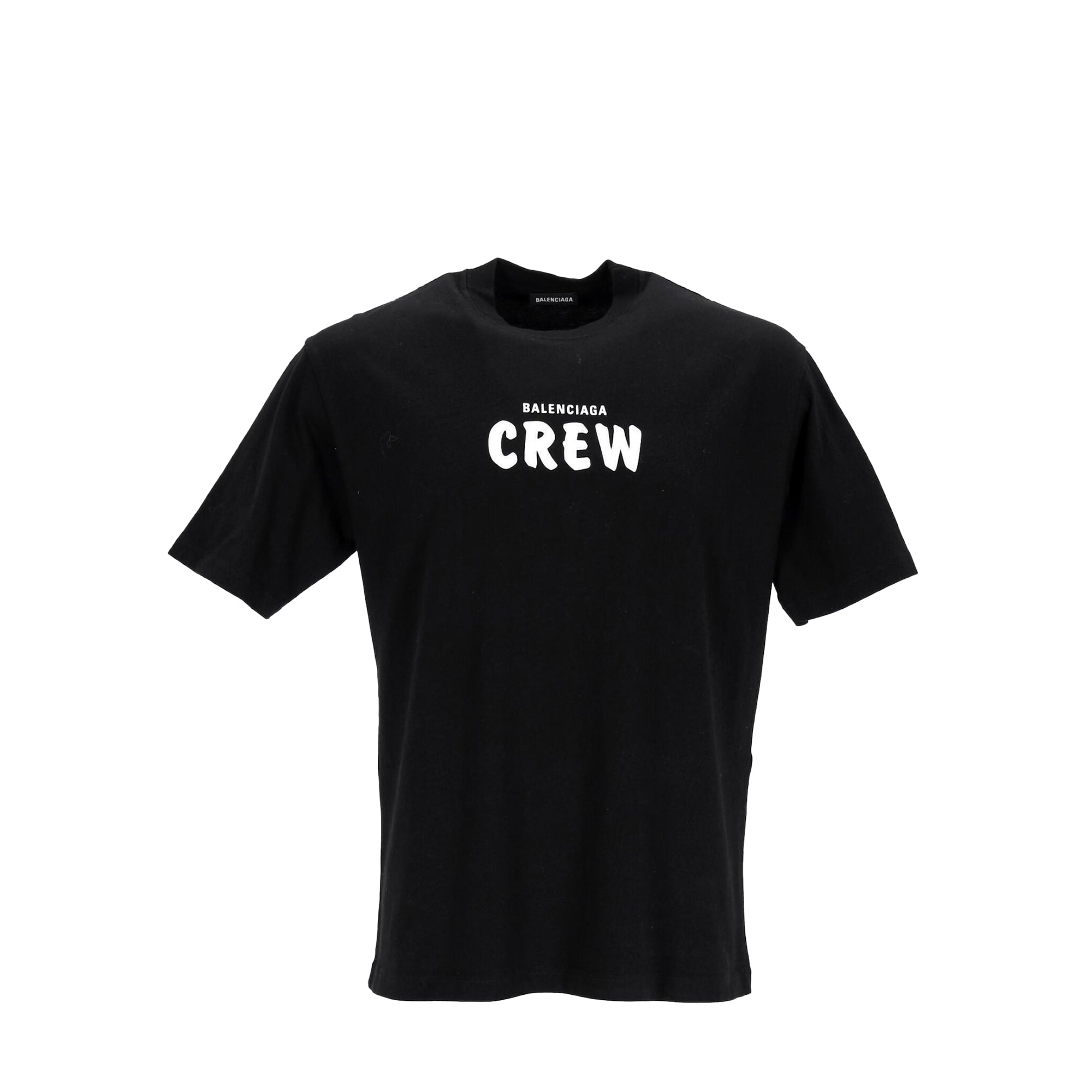 BALENCIAGA - Tee-shirt Crew Balenciaga en coton noir (L)