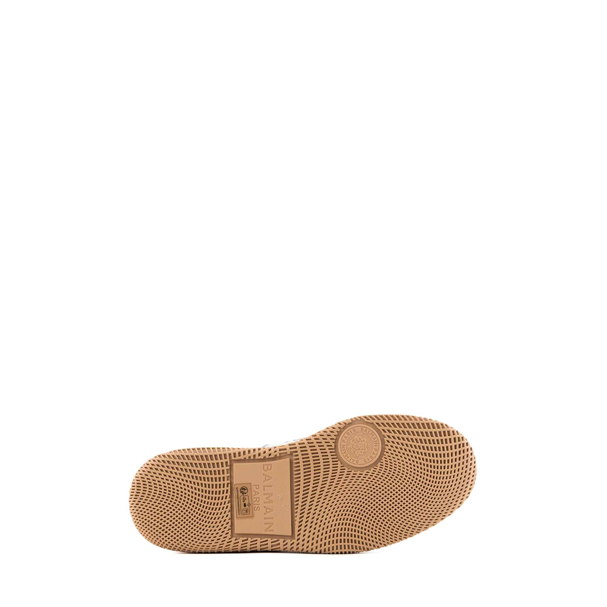BALMAIN - Sneakers Swan Balmain en toile et daim multicolore (T38)
