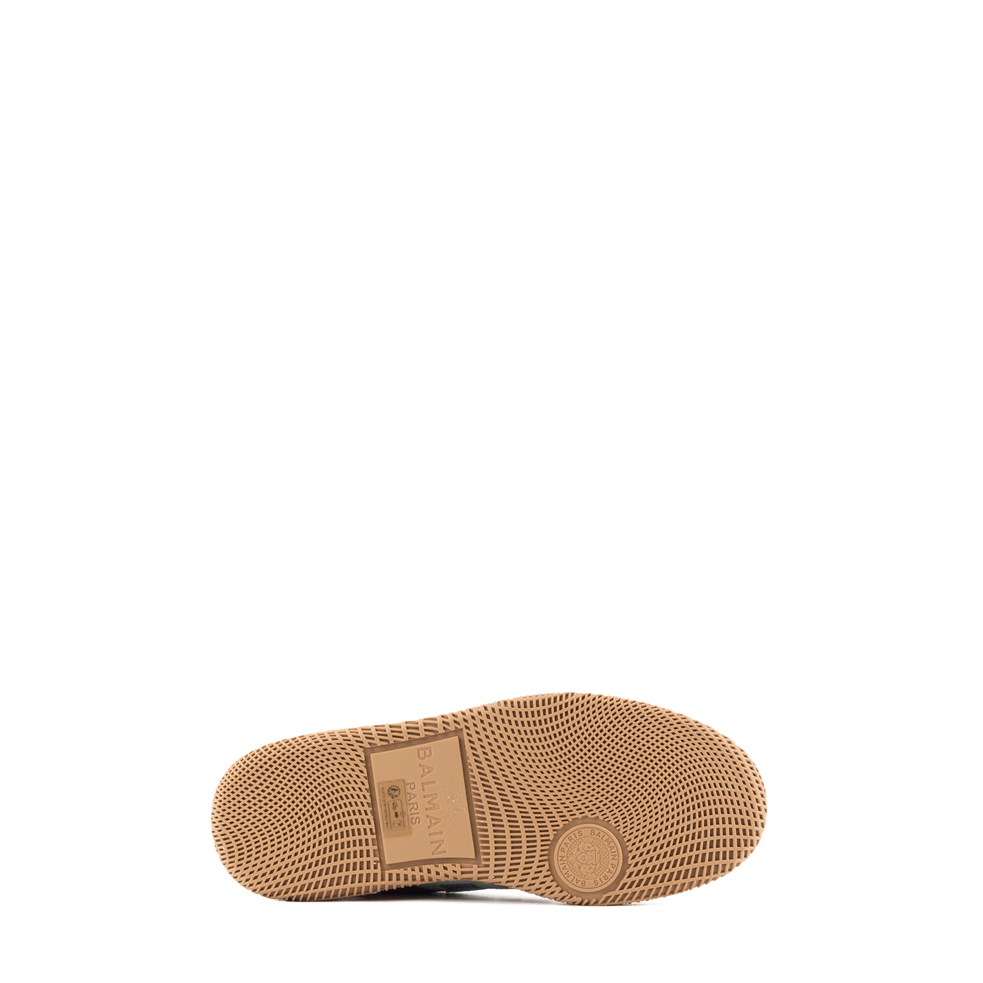 BALMAIN - Sneakers Swan Balmain en toile et daim multicolore (T38)